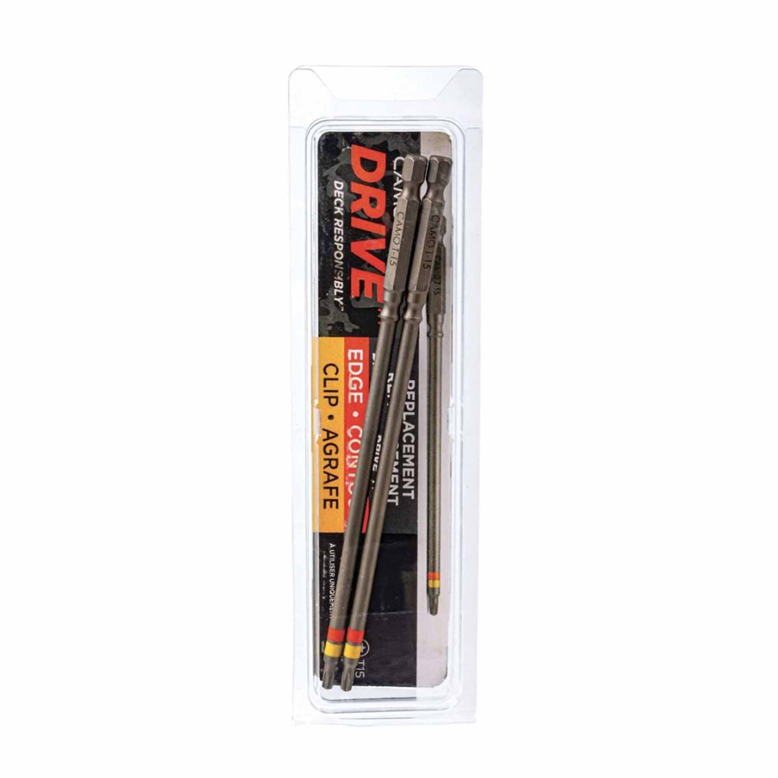 Embout étoile long T-15 pour perceuse, ensemble de 2 unités