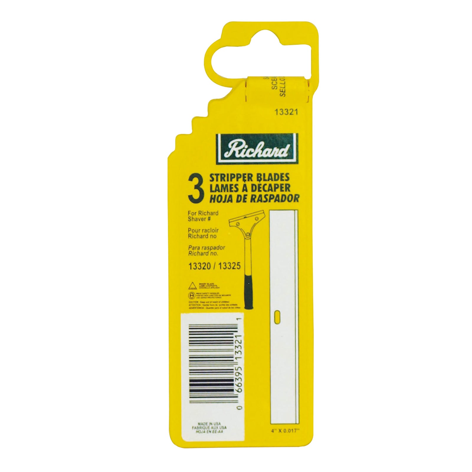 Lames de rechange de 4'' (10,2 cm)