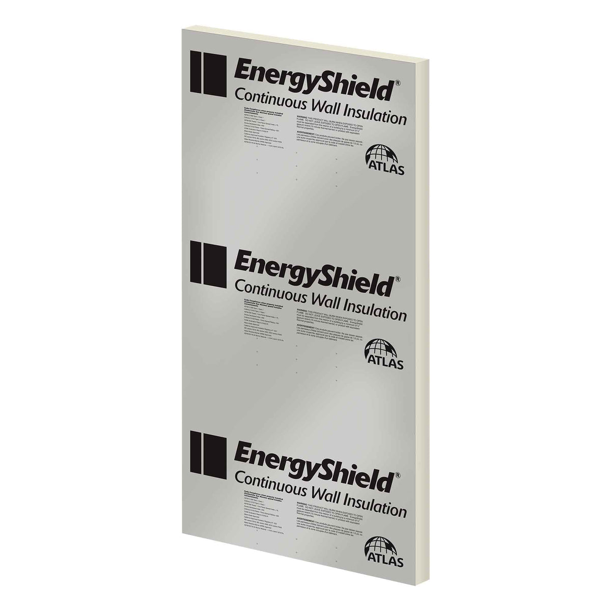 Panneau isolant EnergyShield R5, 3/4" x 4' x 8' 
