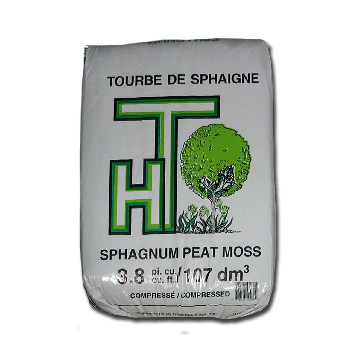 Tourbe de sphaigne, 3,8 pi cu