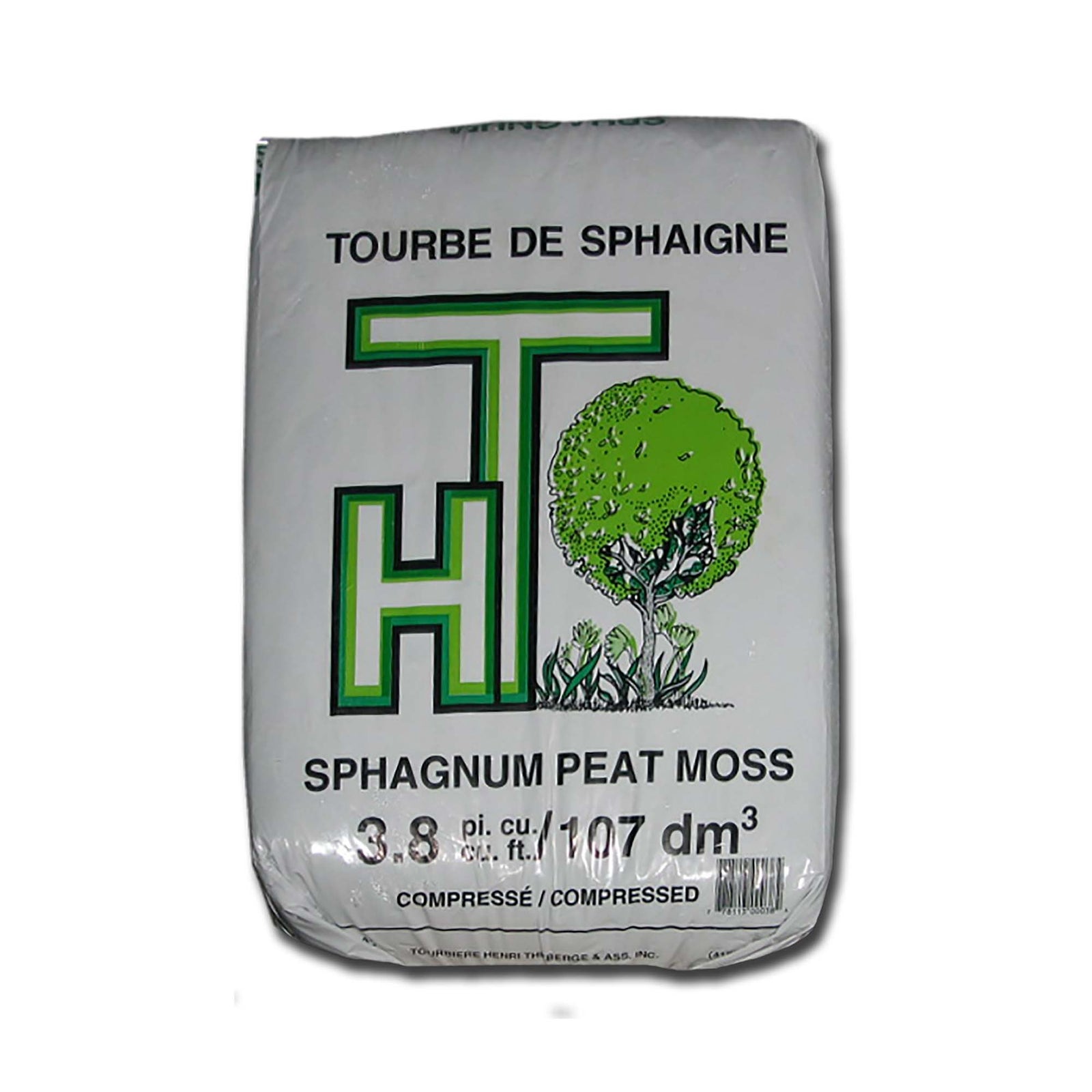 Tourbe de sphaigne, 3,8 pi cu
