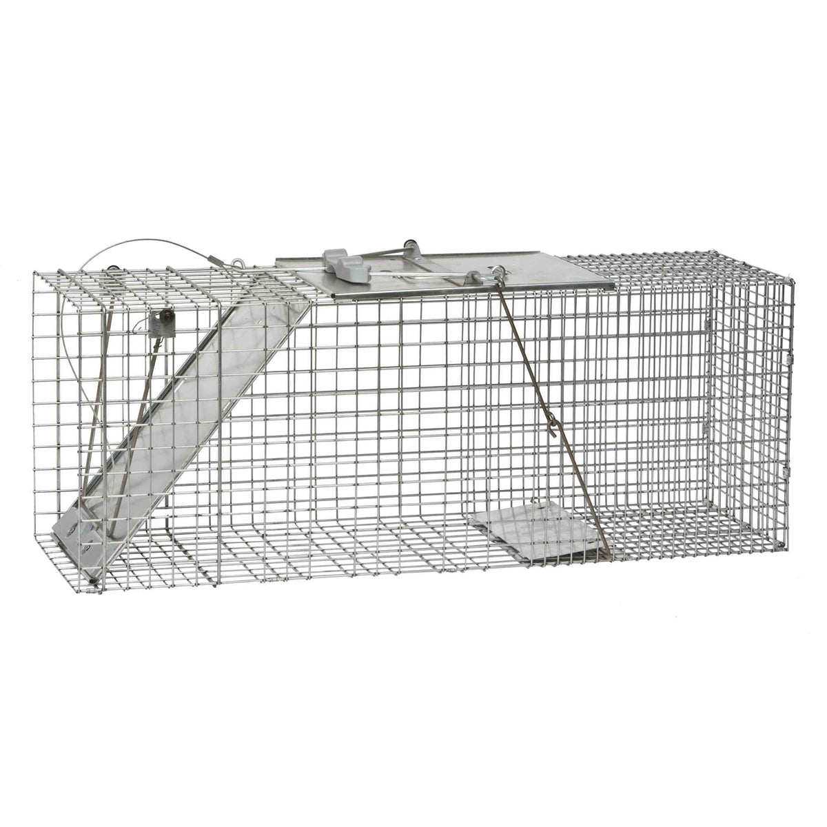 Grand piège pour animaux à réglage facile 1 porte, 32" x 10" x 12" 