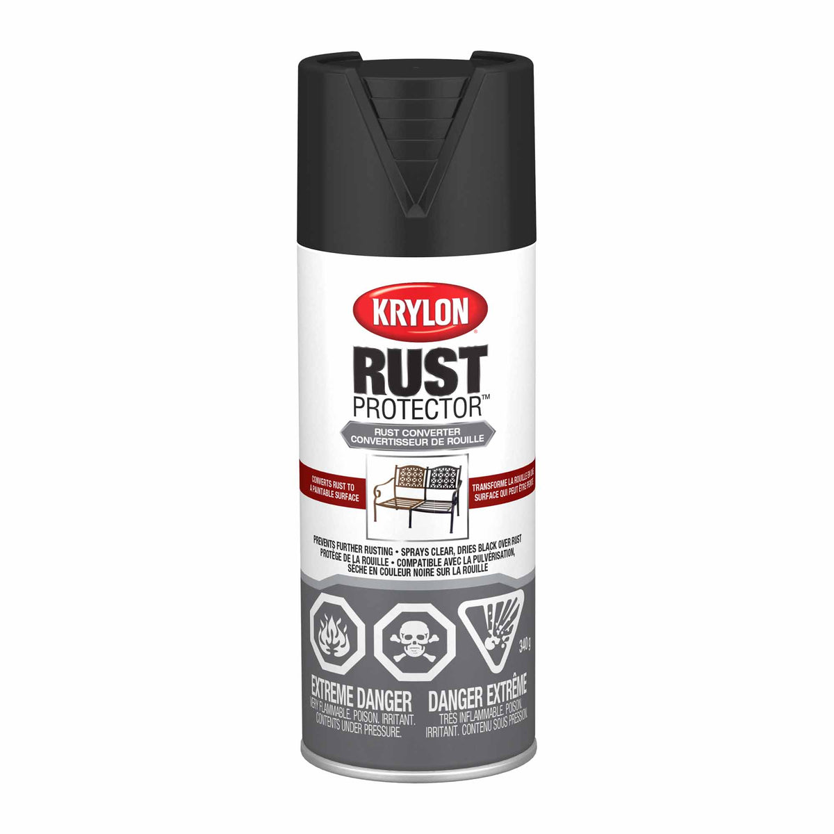 Krylon Rust Protector aérosol convertisseur de rouille, 340 g
