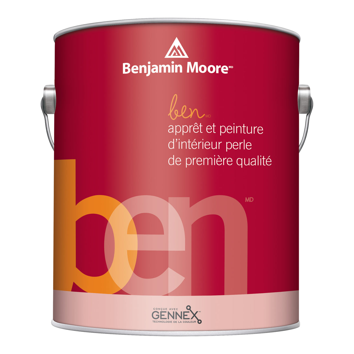 Peinture et apprêt d’intérieur de qualité supérieur fini perle, base 4, 3,79 l