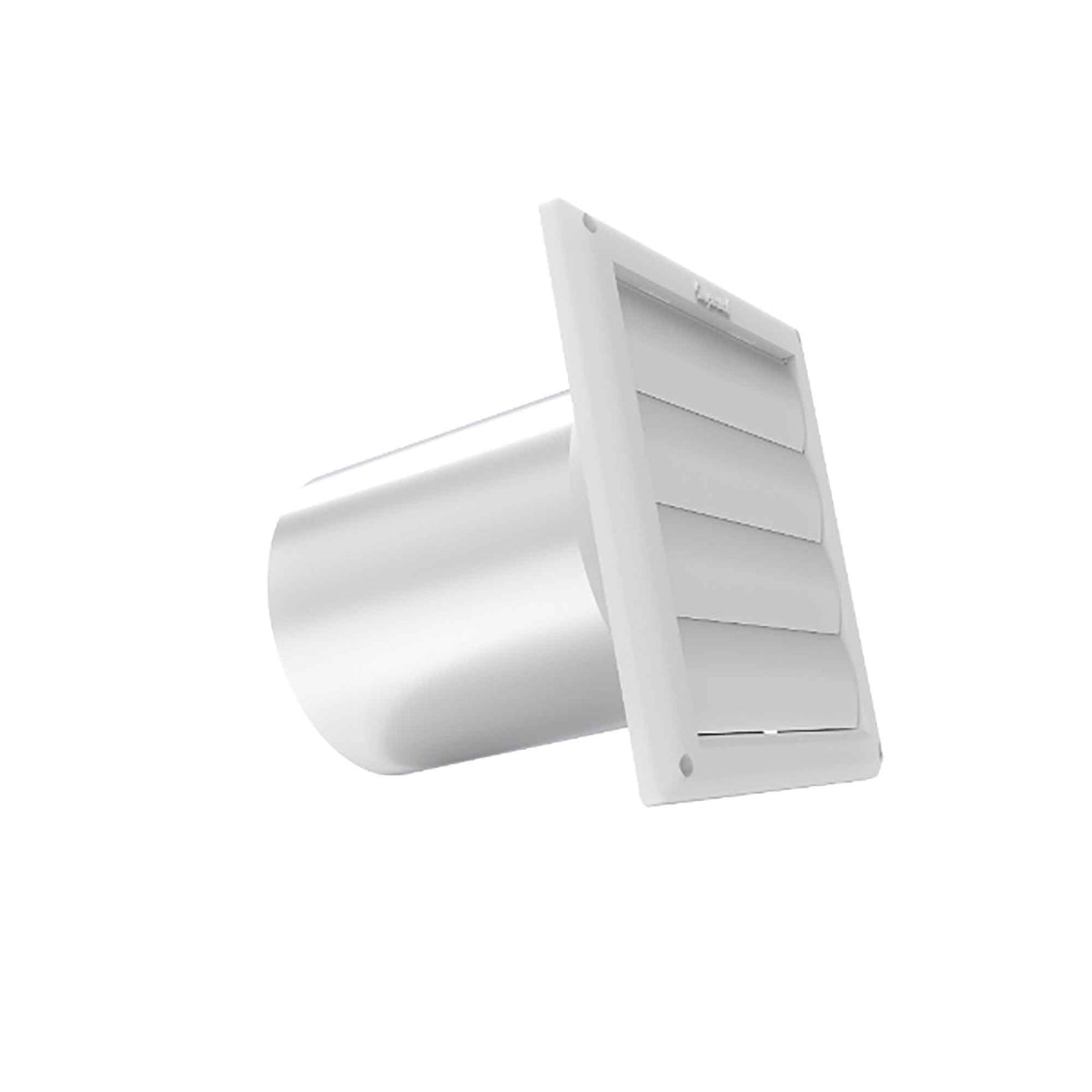 Évent de ventilation à volet, 5" (blanc)