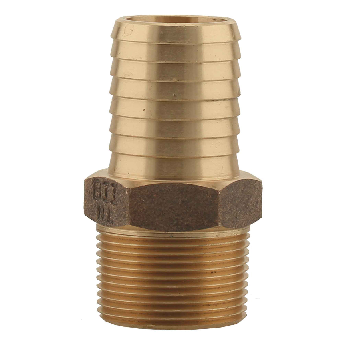 Adaptateur avec insertion en laiton, 1-1/4"