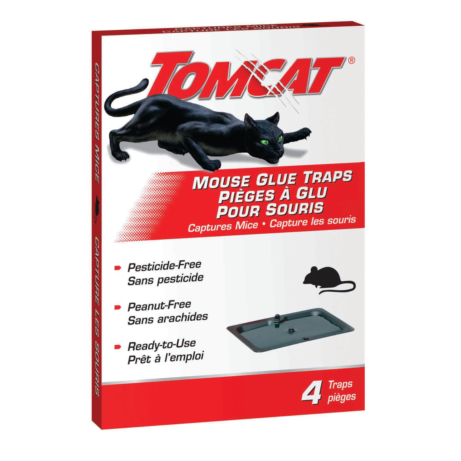 Pièges à glu pour souris, 4 unités