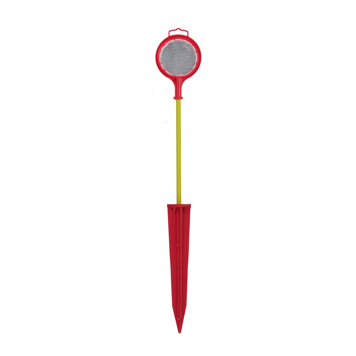 Balise d'entrée jaune et rouge avec réflecteur clair, 1/4" x 48"