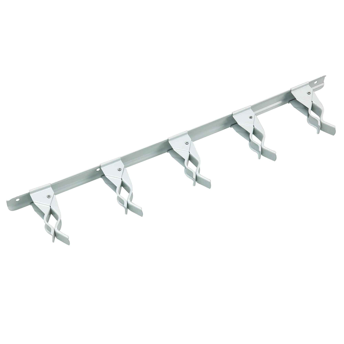 Barre de rangement avec 5 pinces à ressort