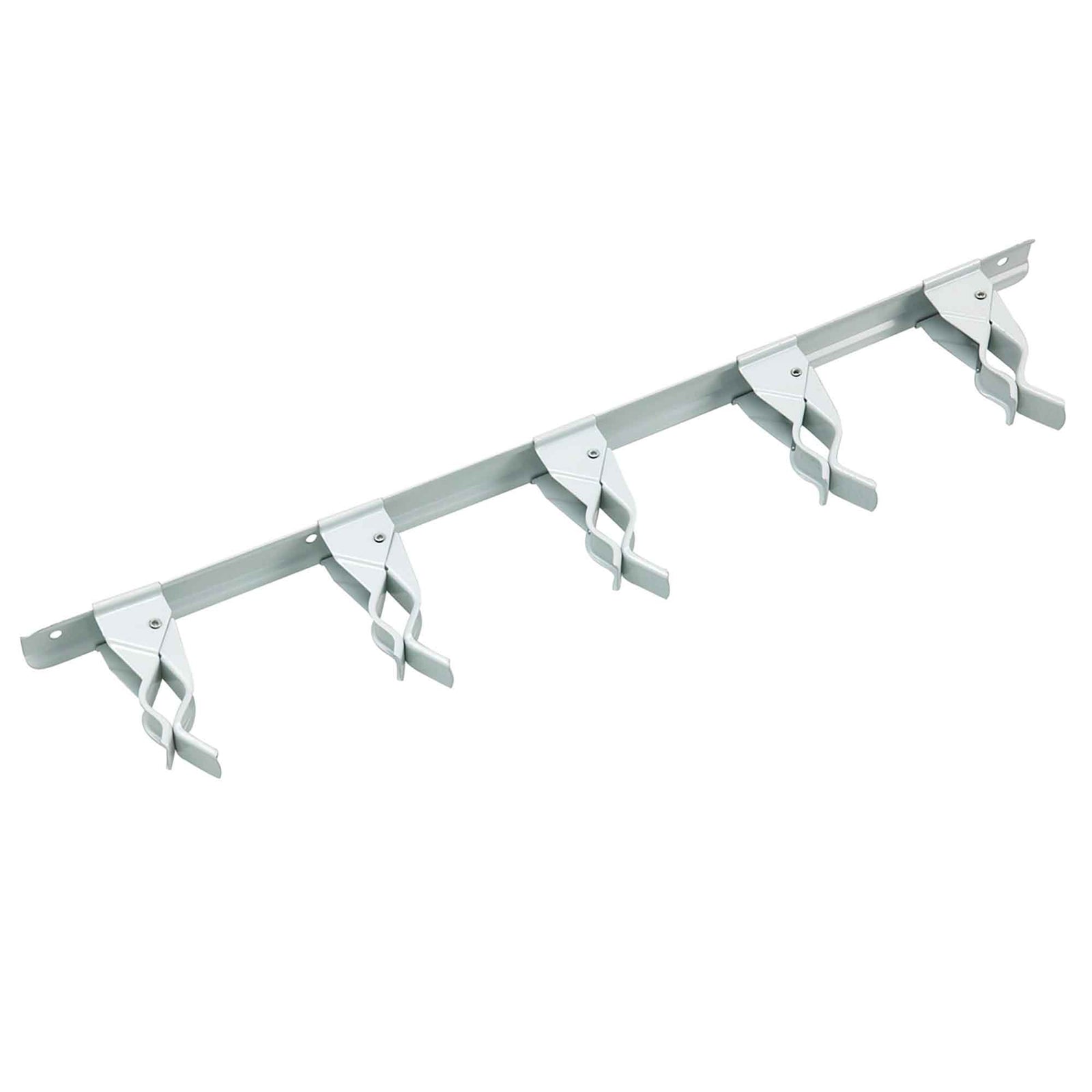 Barre de rangement avec 5 pinces à ressort