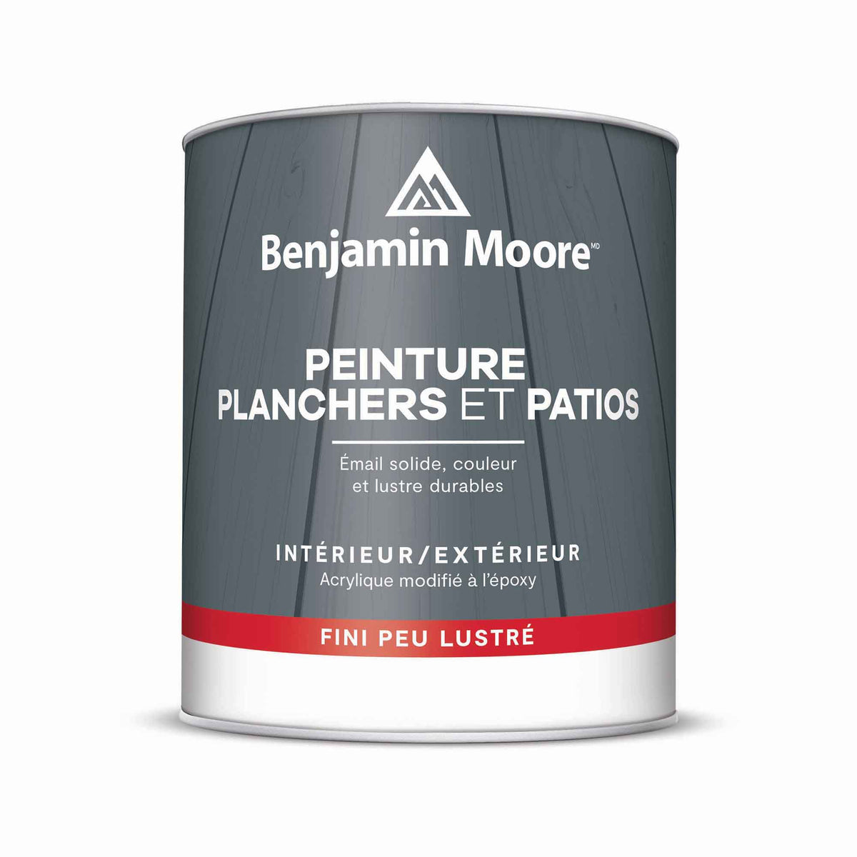 Peinture d'intérieur et d'extérieur pour planchers et patio peu lustré base 4, 946 ml