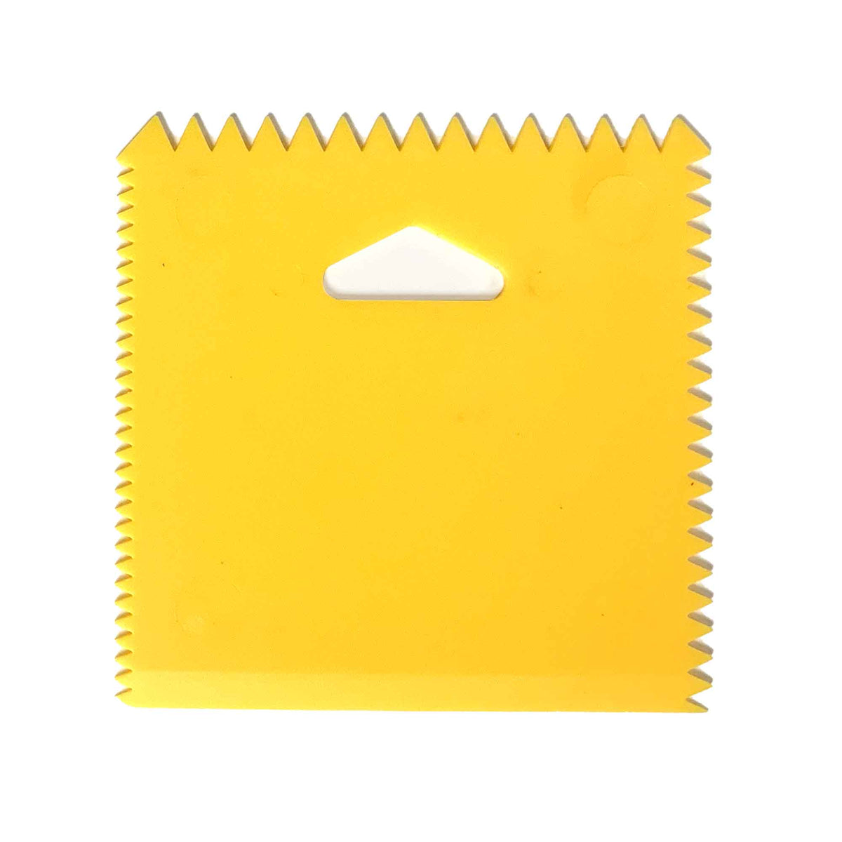 Étendeur en plastique à dents de scie pour adhésif, 4" x 4'' 