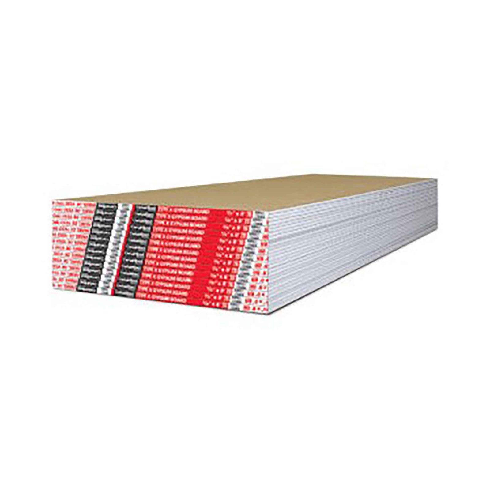 Panneau de gypse de Type X résistant au feu pour murs et plafonds, 5/8" x 4' x 9'