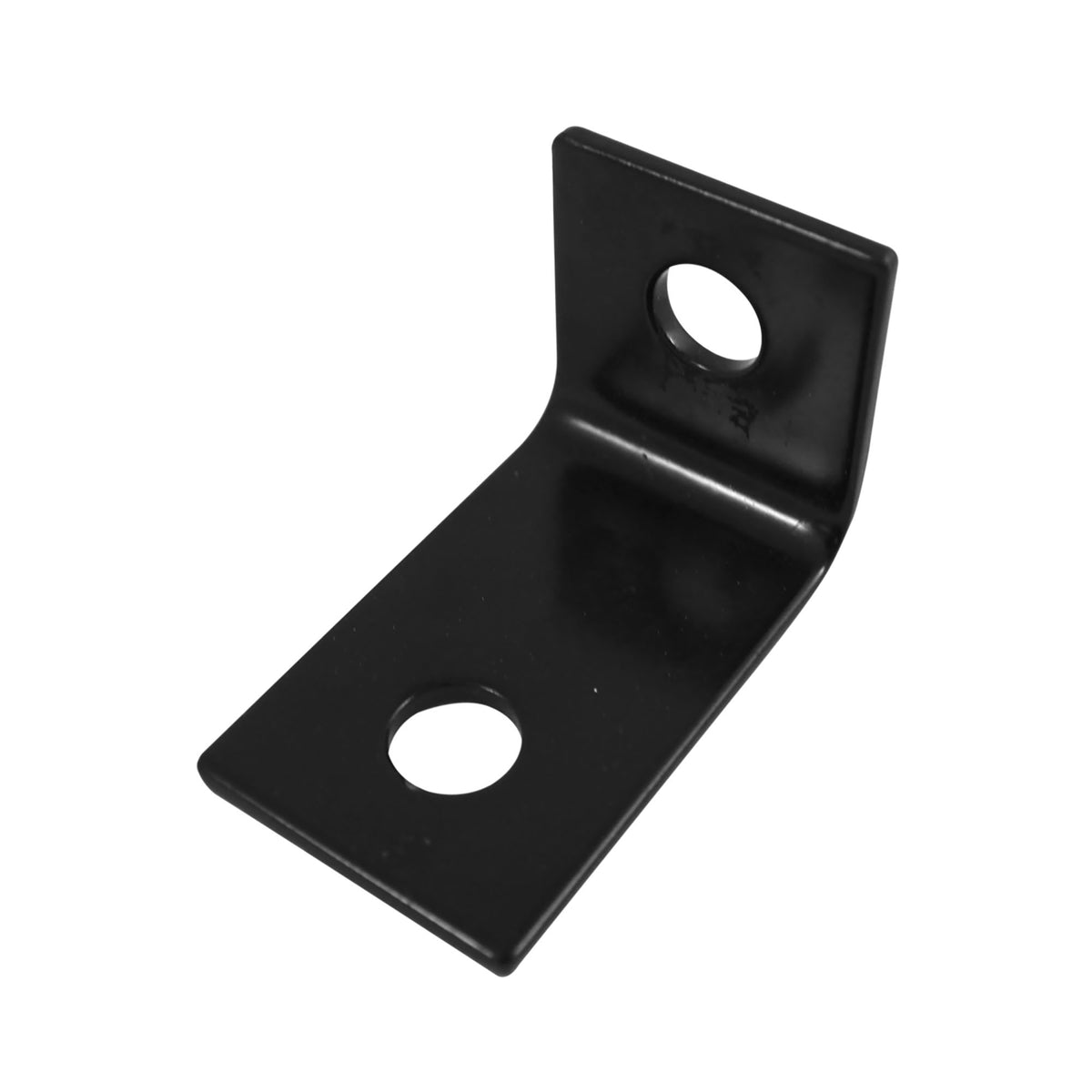Équerre noire à pied décalé, 2-1/2'' x 1-1/2'' x 1-1/2''