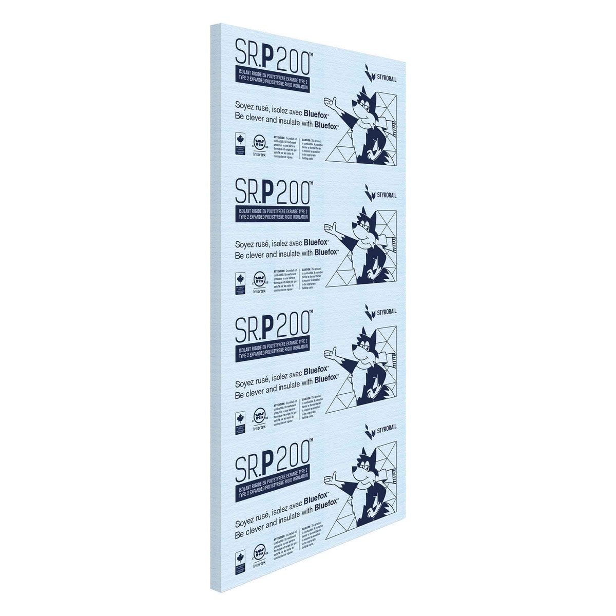 Panneau isolant rigide SR.P 200, 1-7/8'' x 4' x 8' (R7.5 / 16 PSI)