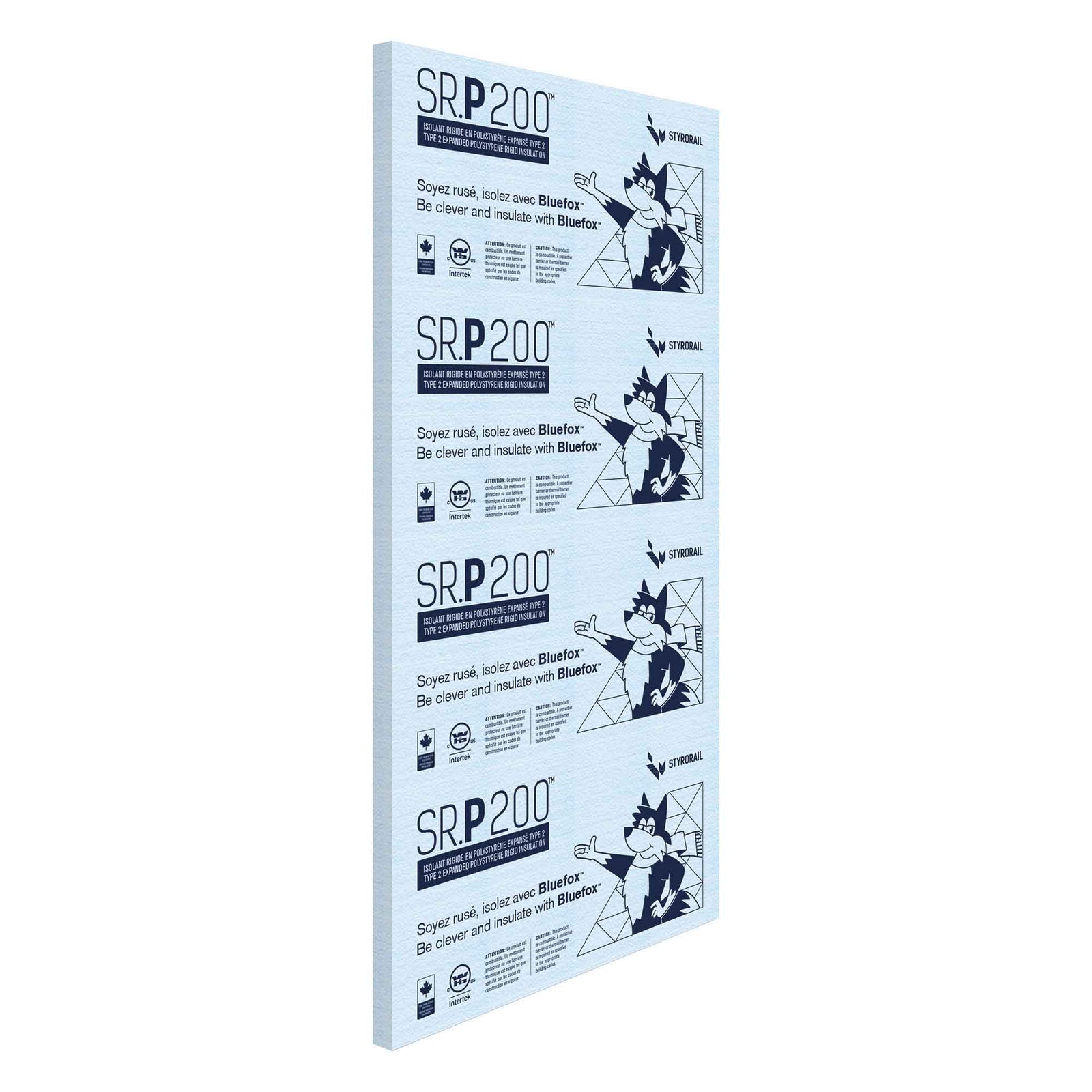 Panneau isolant rigide SR.P 200, 1-7/8'' x 4' x 8' (R7.5 / 16 PSI)