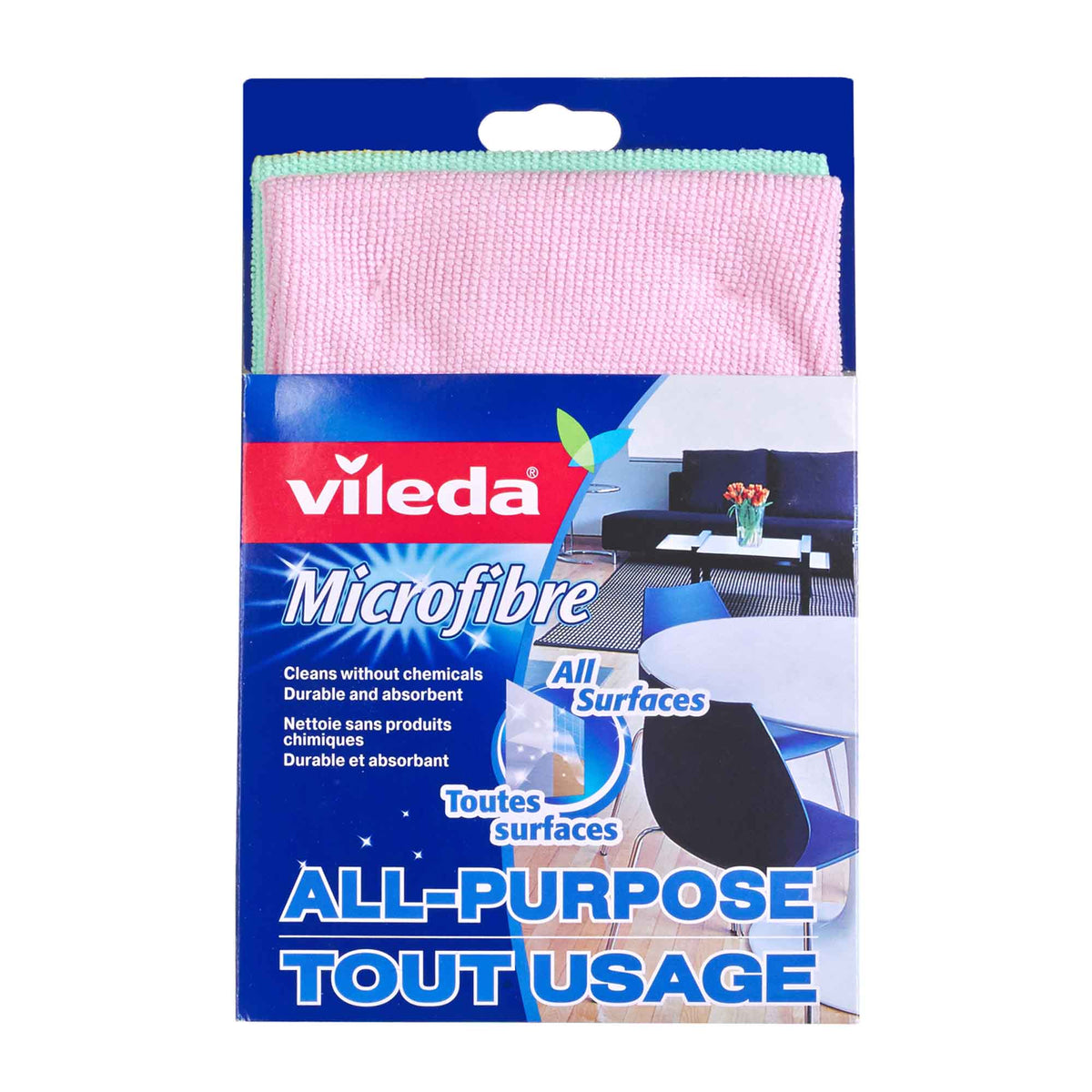 Linges en microfibre à tout usage, 2 unités