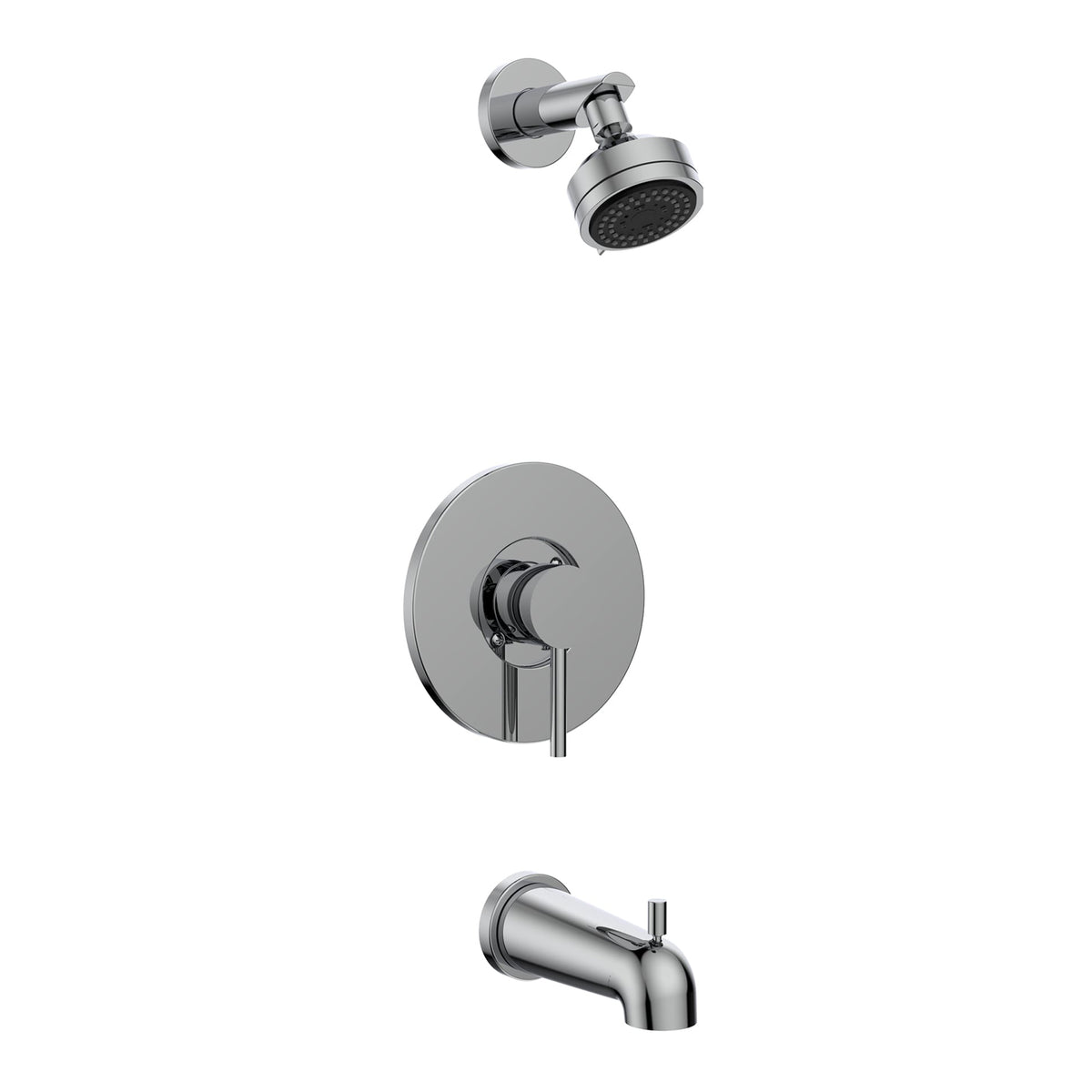 Robinet pour bain/douche Delphi avec valve à pression à équilibrer