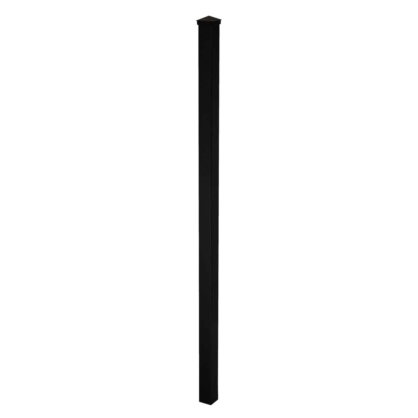 Poteau pour une clôture de 4'' de hauteur, 52'' (noir)