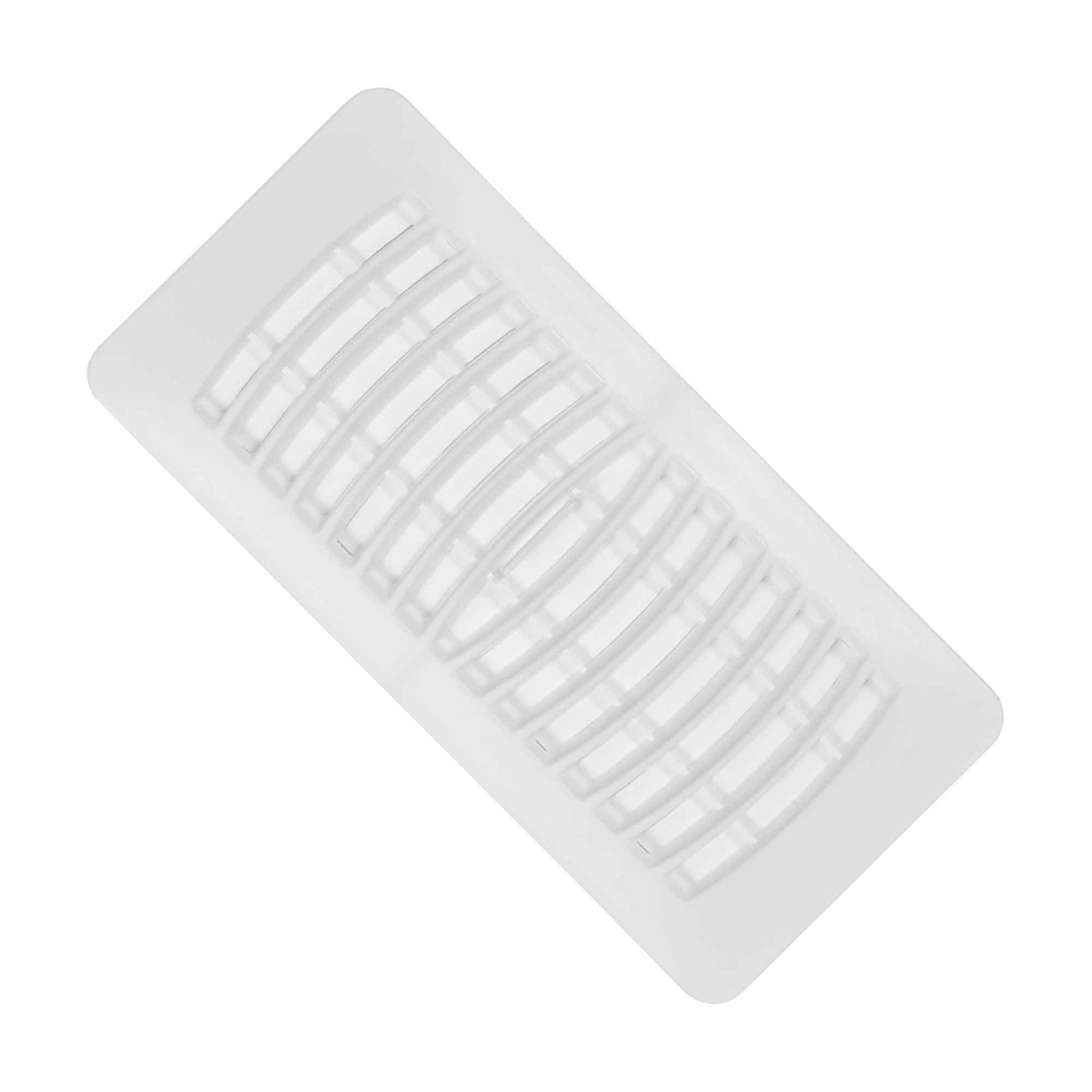 Registre de plancher ou de plafond en plastique blanc, 3" x 10" 