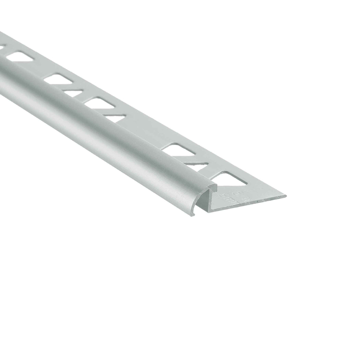 Bordure de carrelage ronde argent brillant, 5/16" x 8'