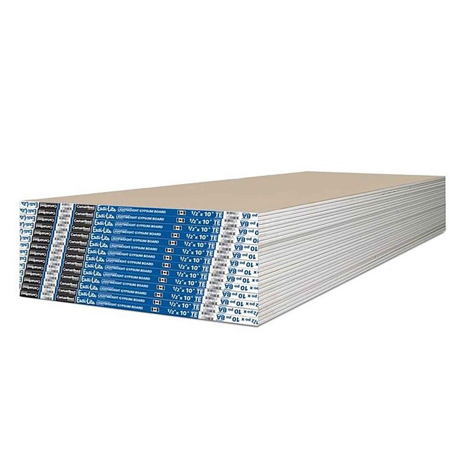 Panneau de gypse Easi-Lite pour murs et plafonds, 1/2" x 4' x 10'