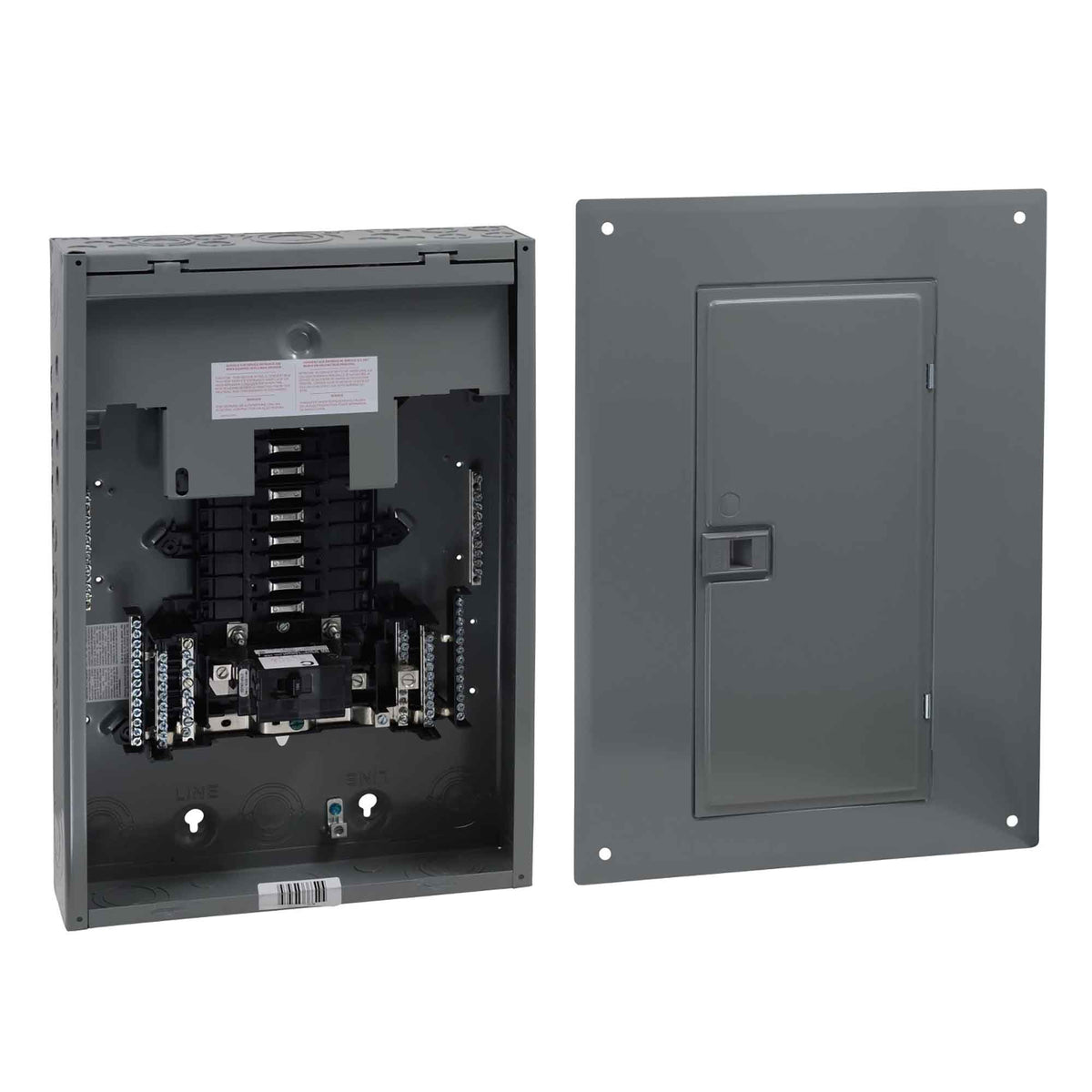 Panneau électrique Square D QO de 100 A à 24 espaces et 48 circuits, disjoncteur principal inclus 