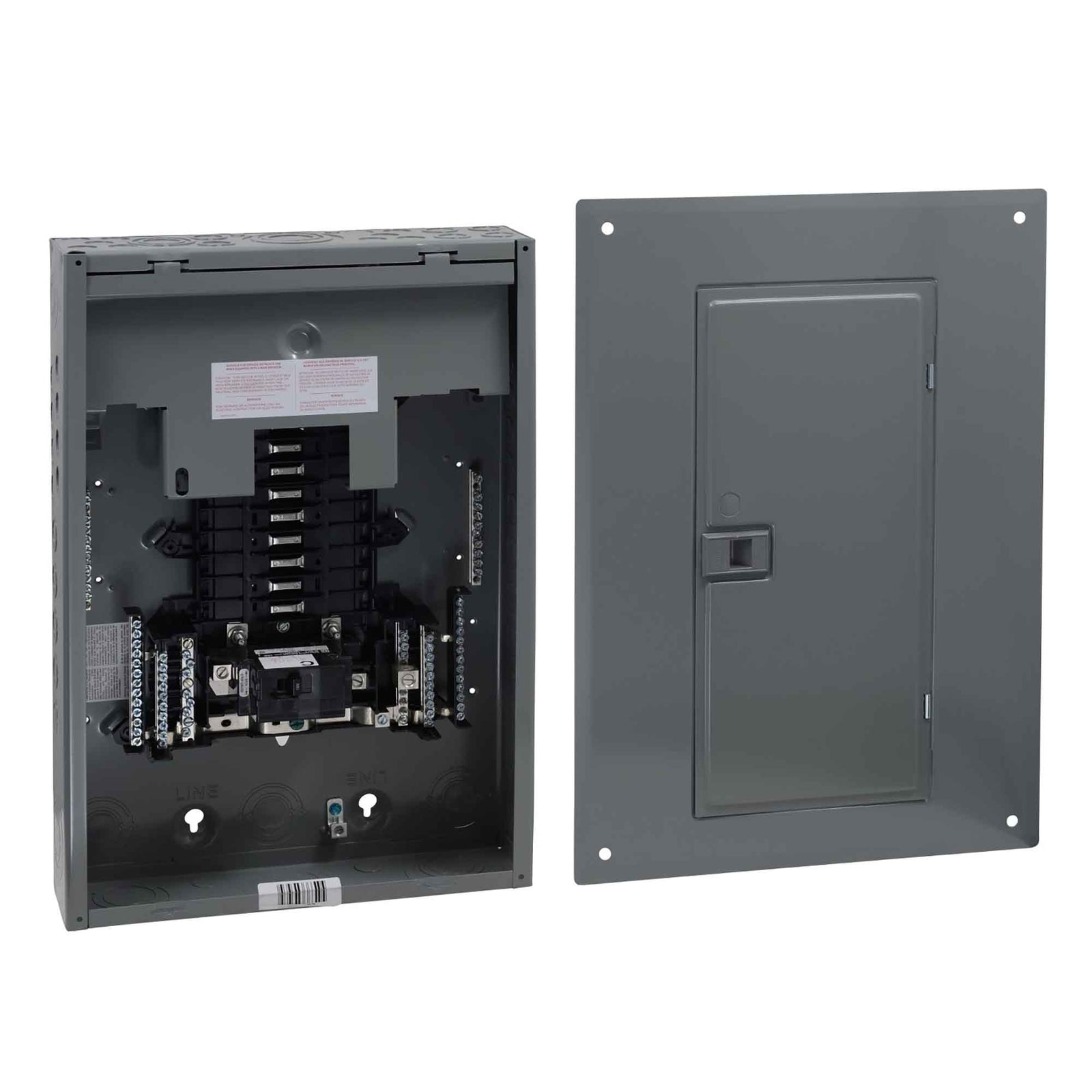 Panneau électrique Square D QO de 100 A à 24 espaces et 48 circuits, disjoncteur principal inclus 