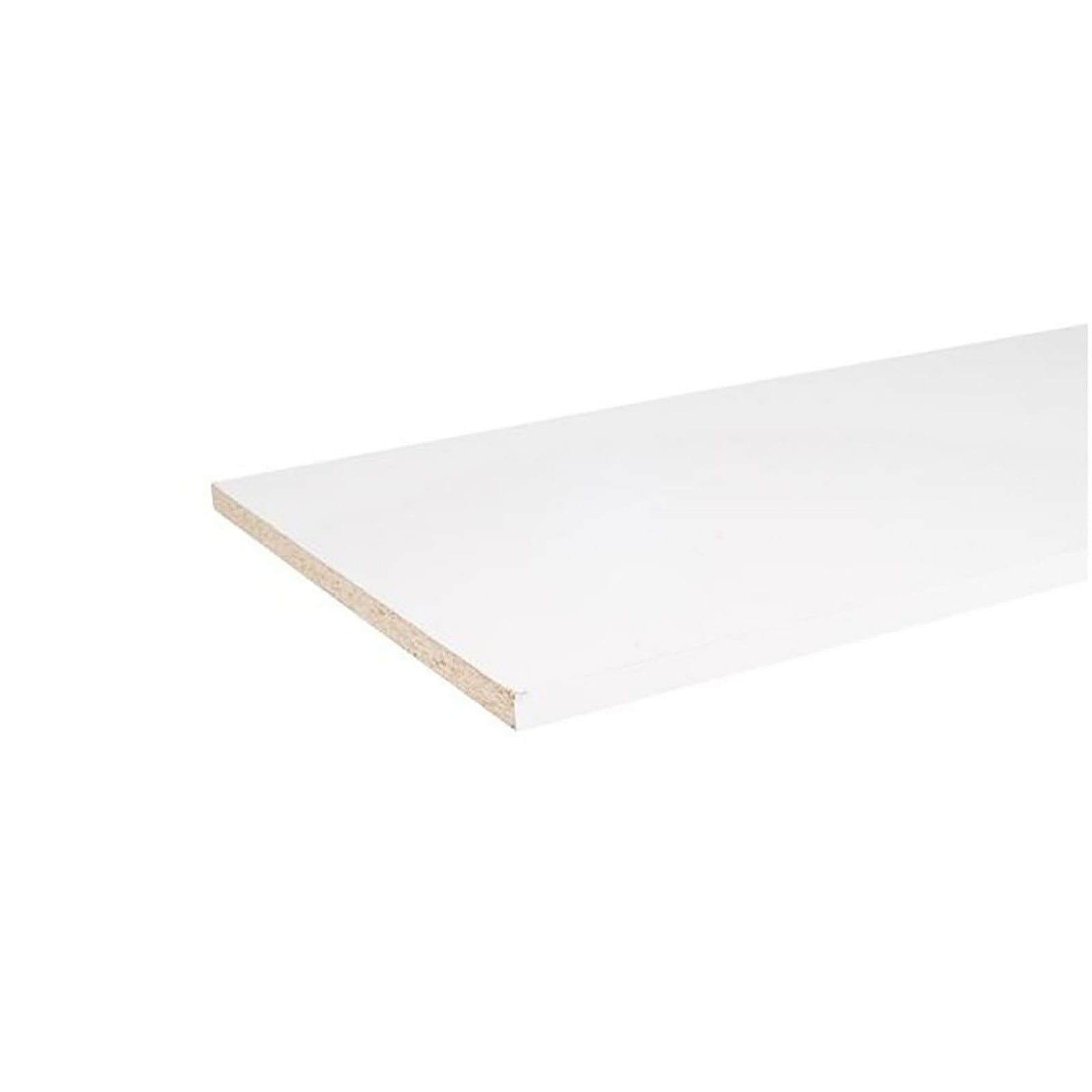 Tablette de mélamine, 5/8" x 23-3/4" x 8'