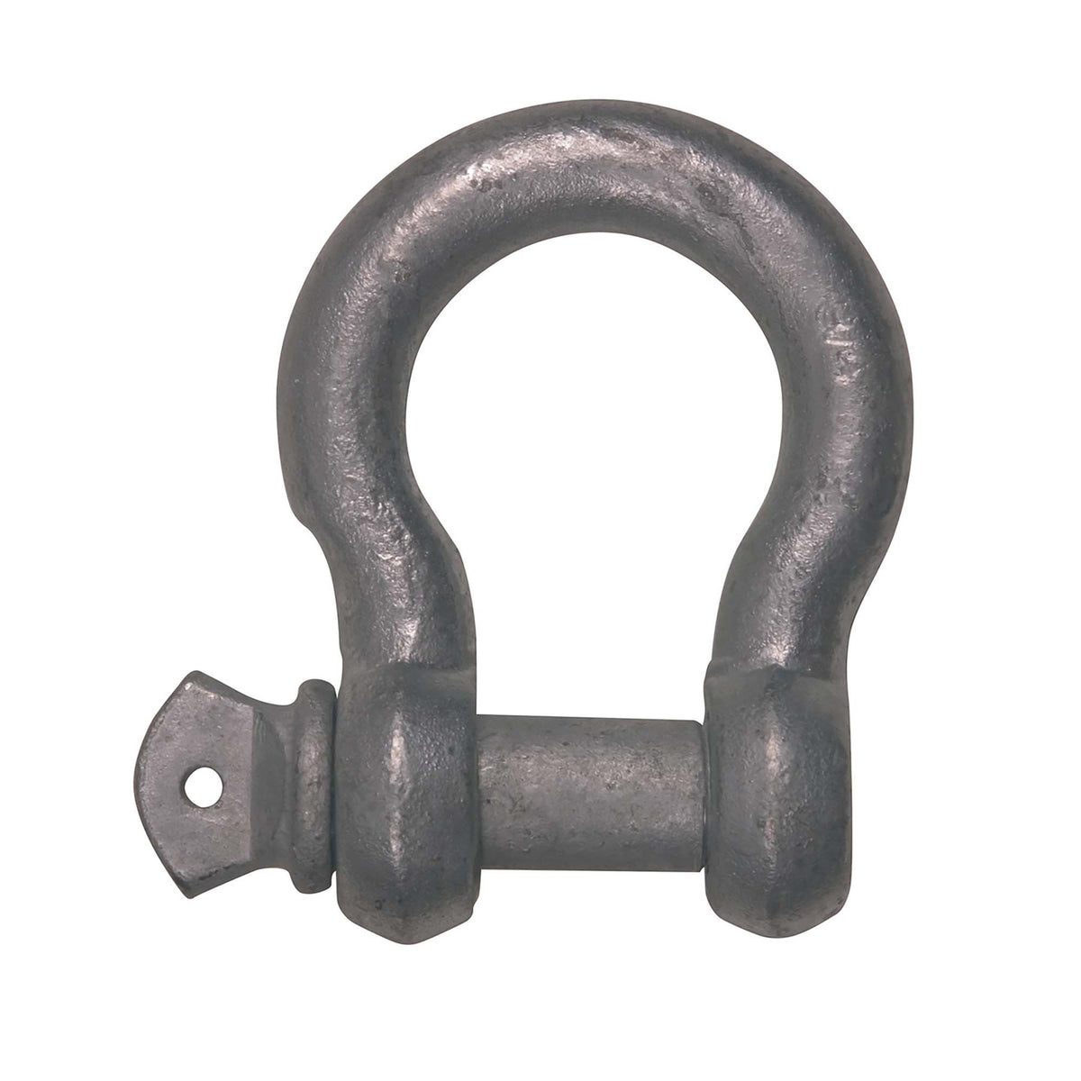 Manille d'ancrage à vis en acier galvanisé de 3/8" de diamètre