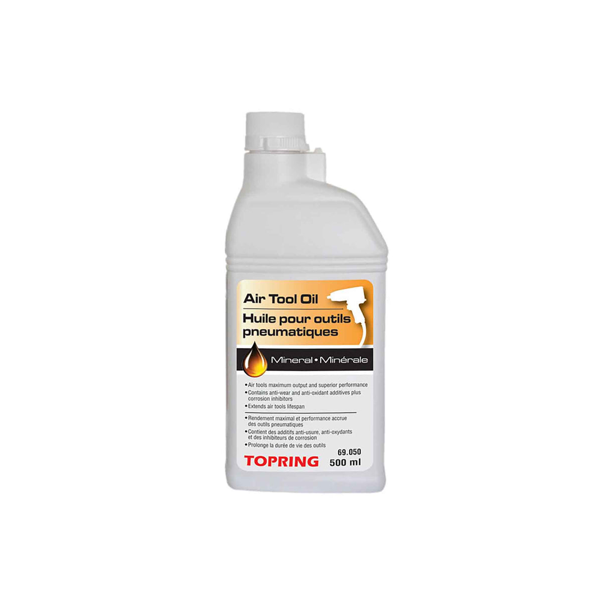 Huile minérale pour outils à air, 500 ml