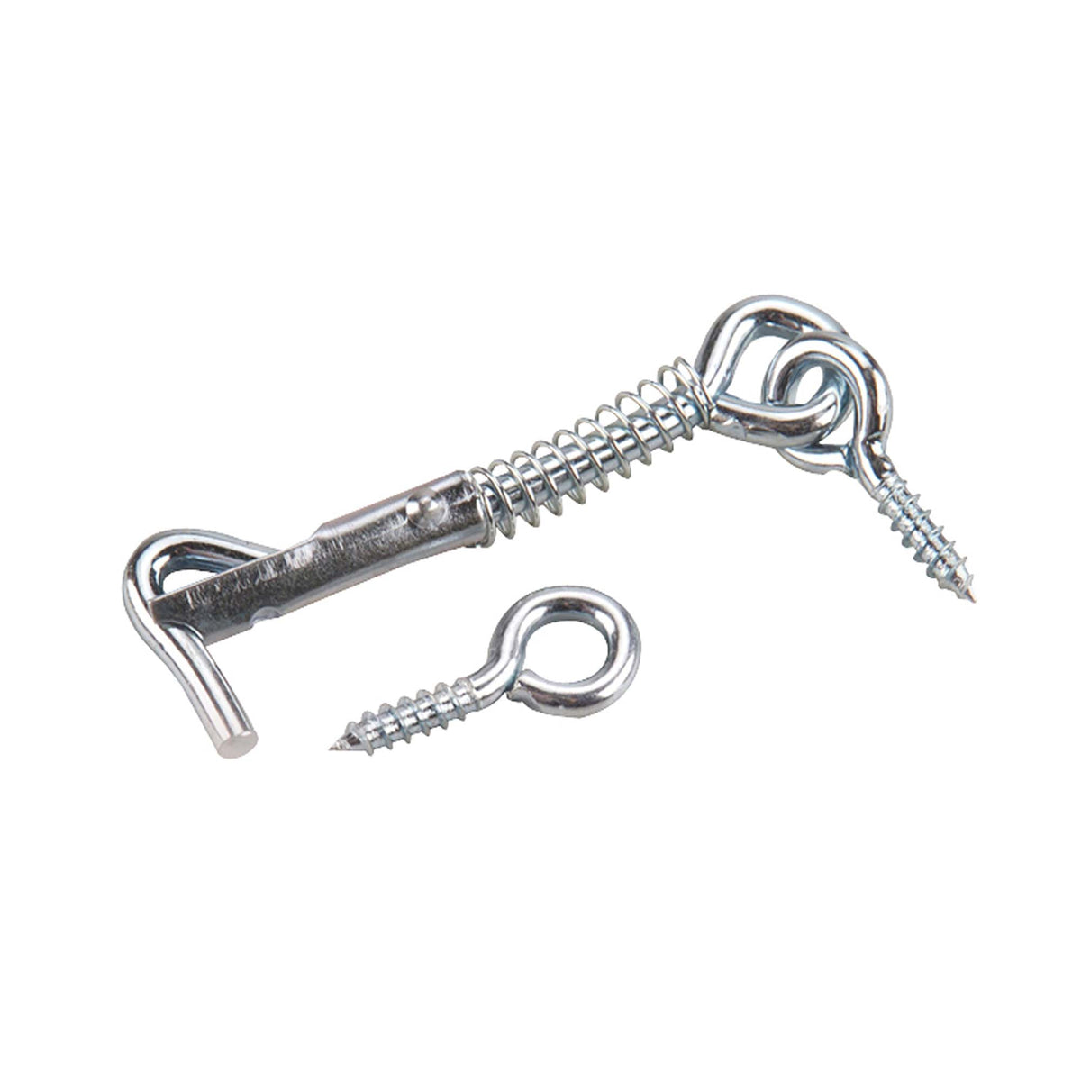 Crochet de sûreté et oeillet à barrière de 2-1/2'', emballage de 2 unités