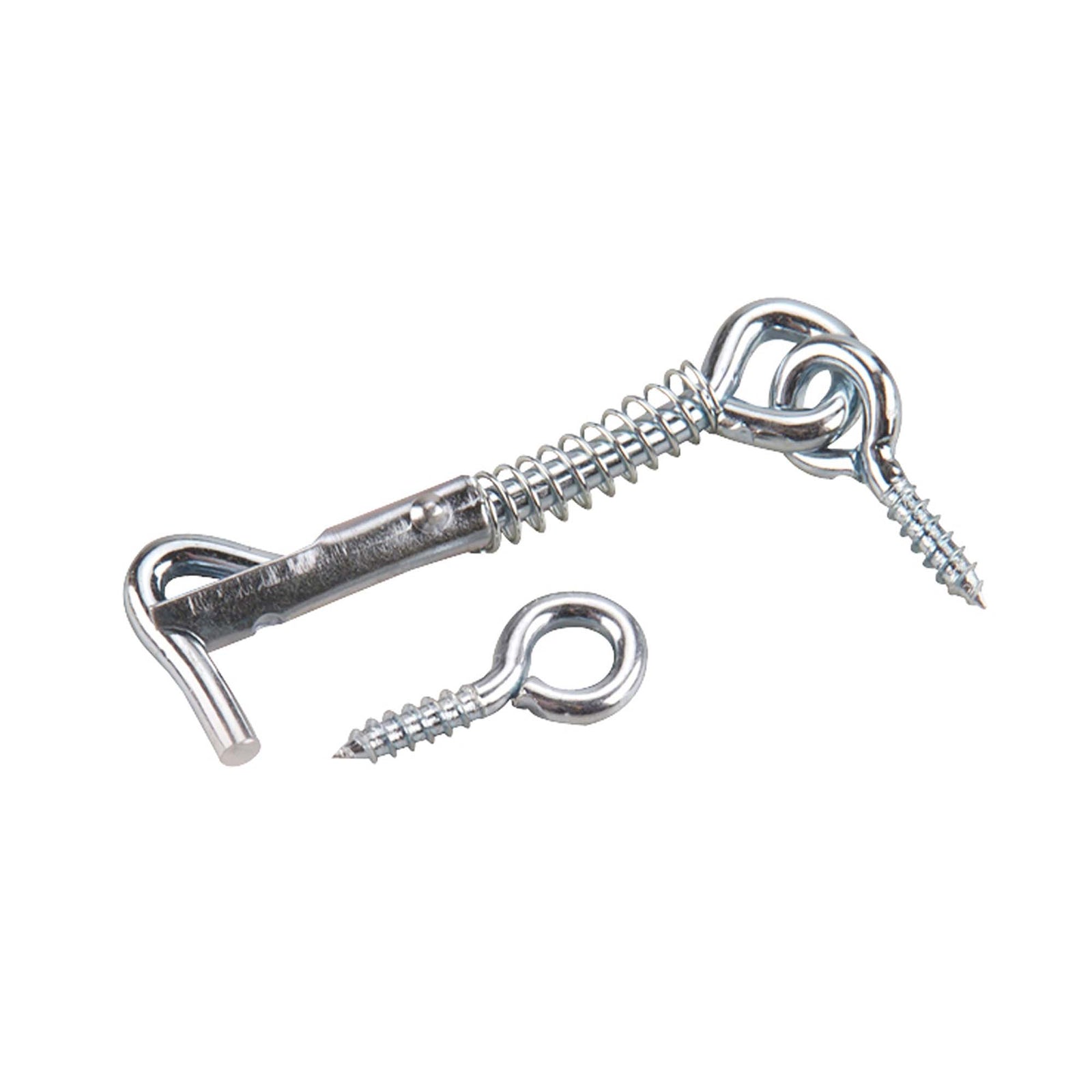 Crochet de sûreté et oeillet à barrière de 2-1/2'', emballage de 2 unités