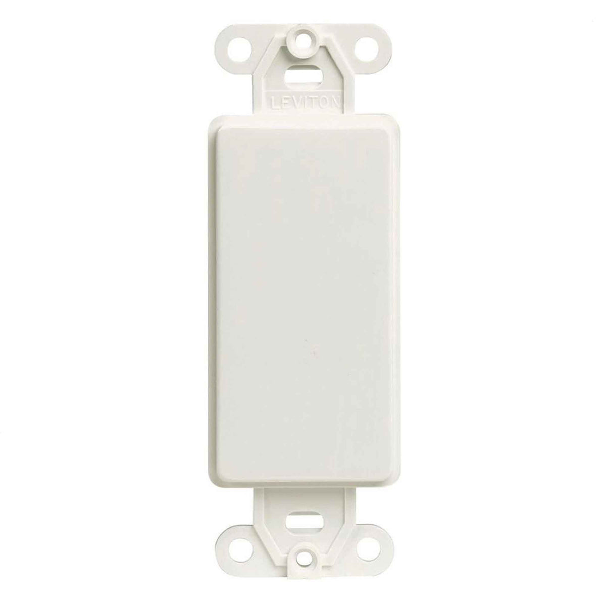 Plaque murale d’adaptateur pour les plaques murales Decora, blanc