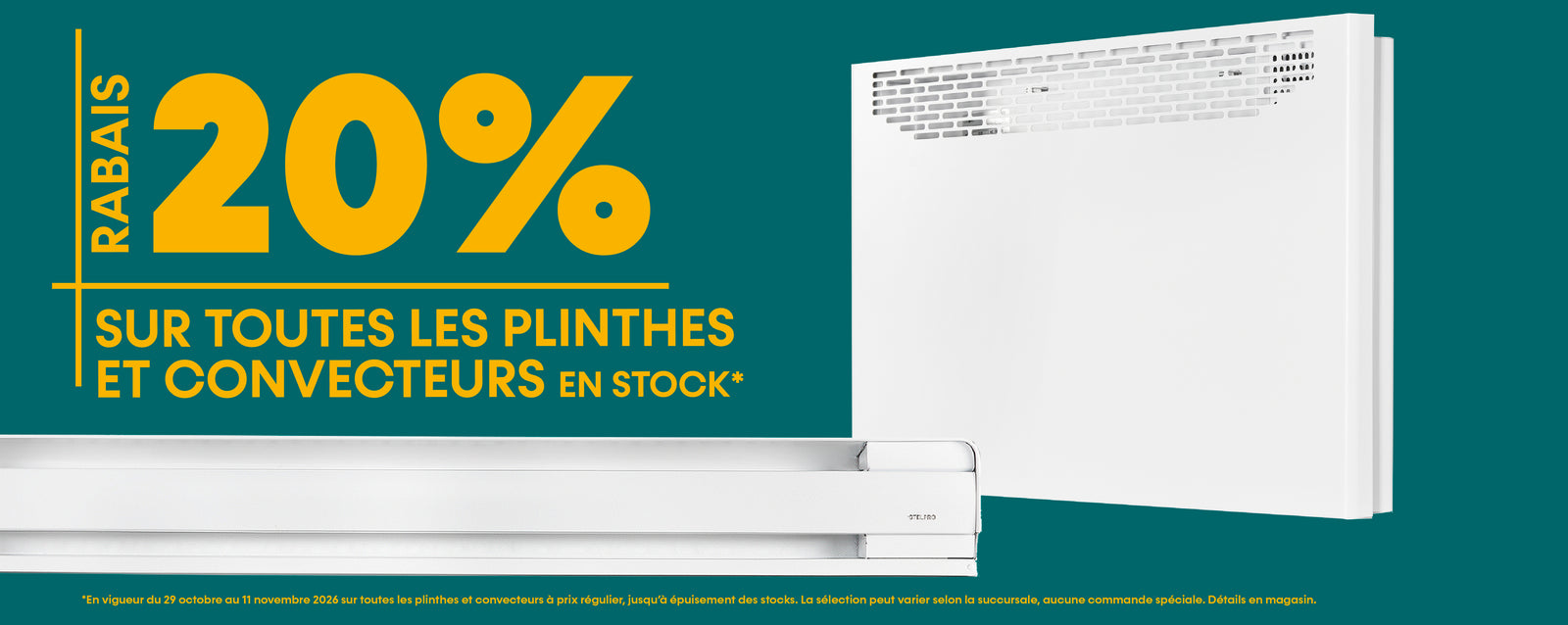 Convecteurs et plinthes