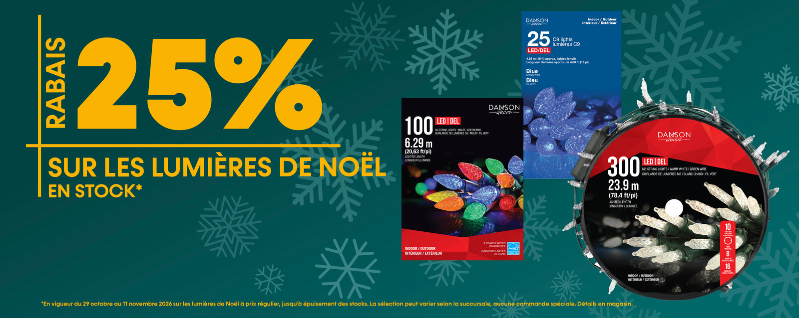 Lumières de noël