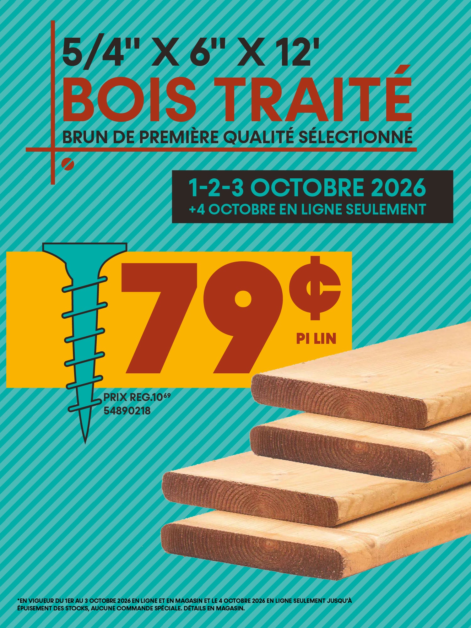 Bois traité