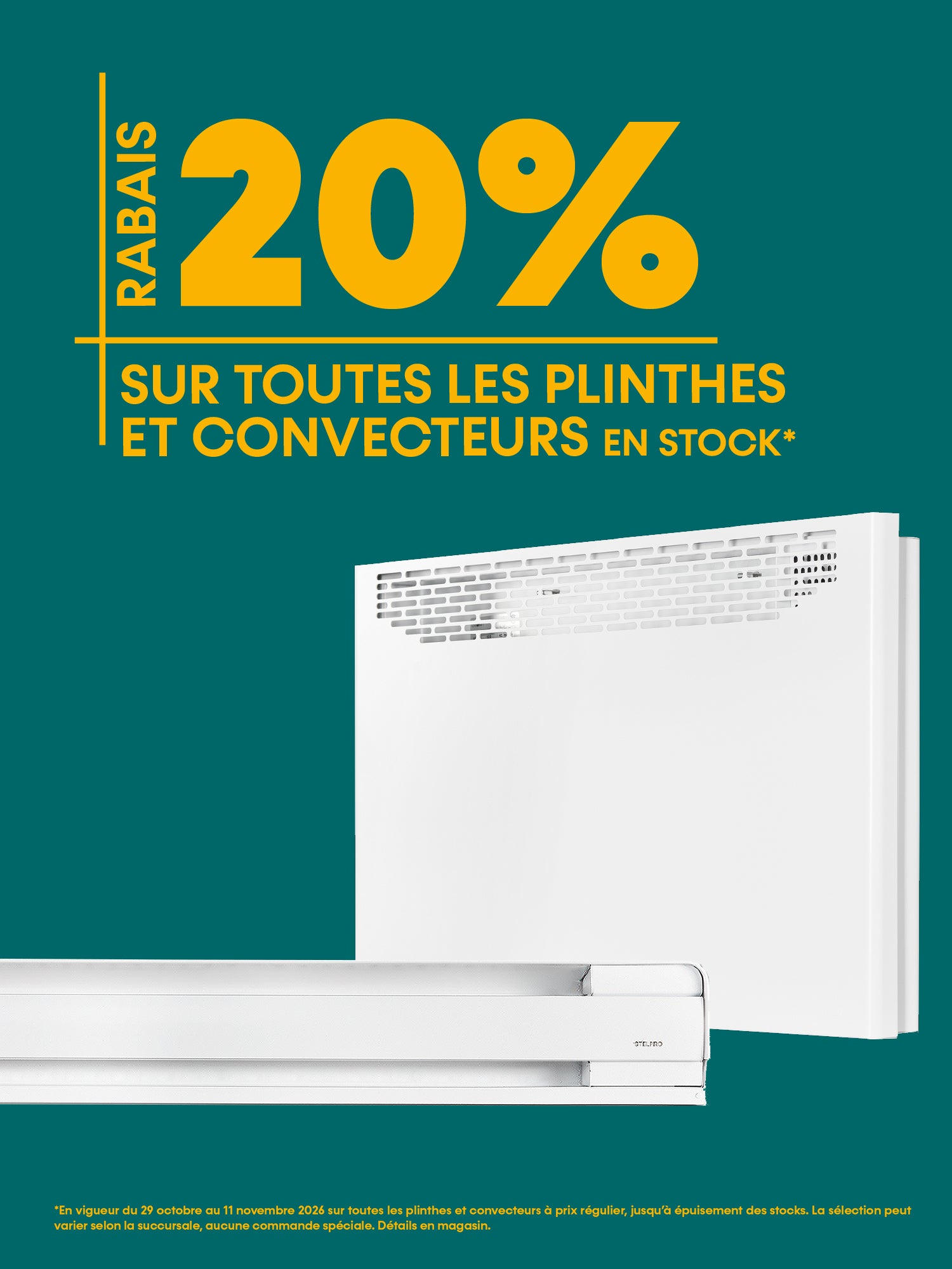 Convecteurs et plinthes