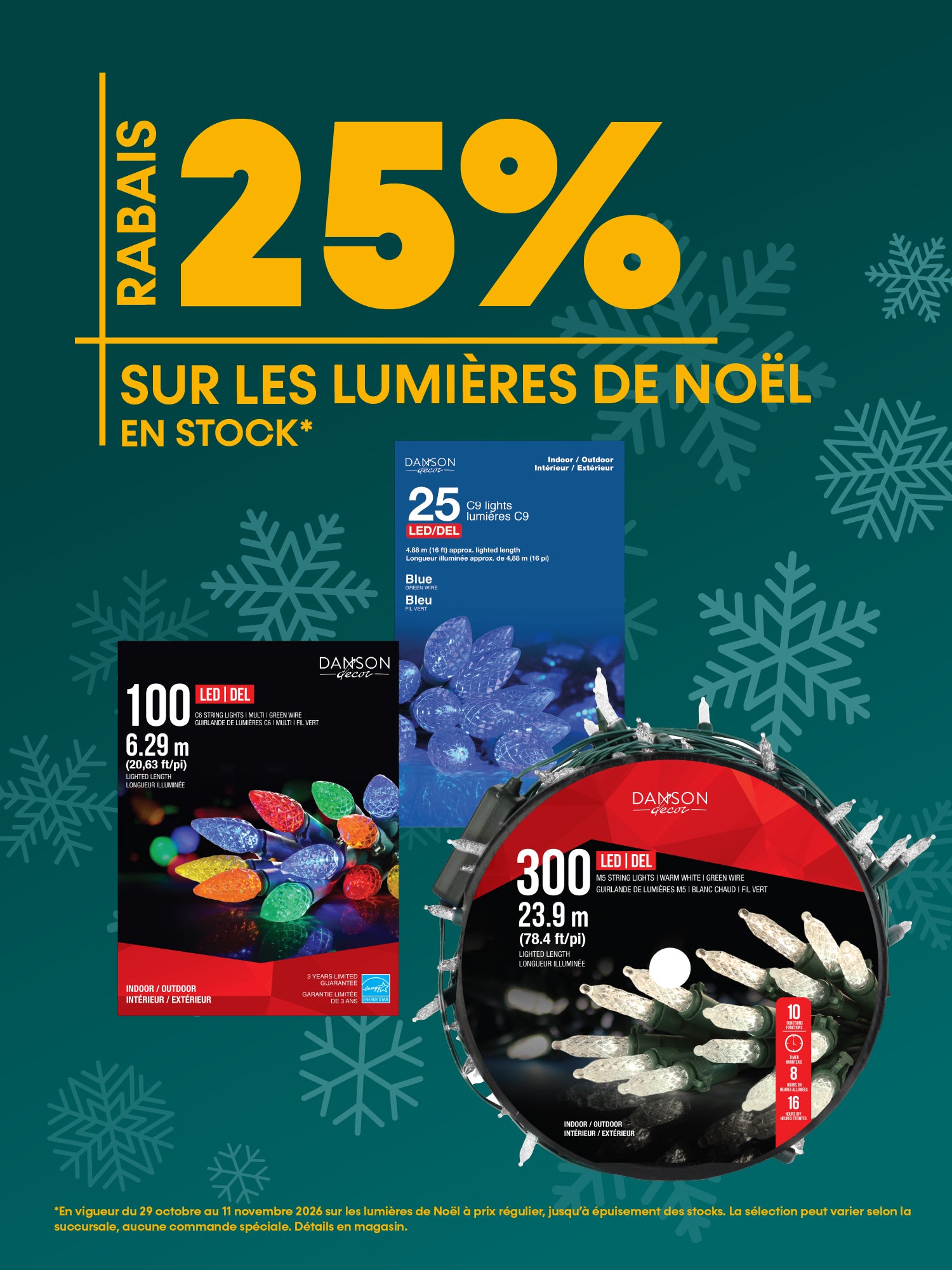 Lumières de noël