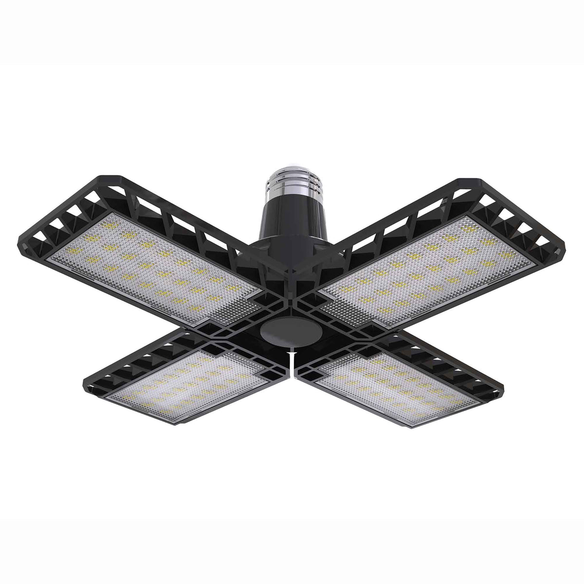 Lumière DEL à 4 panneaux ajustables et à usages multiples, 4 000 lumens / 45 W