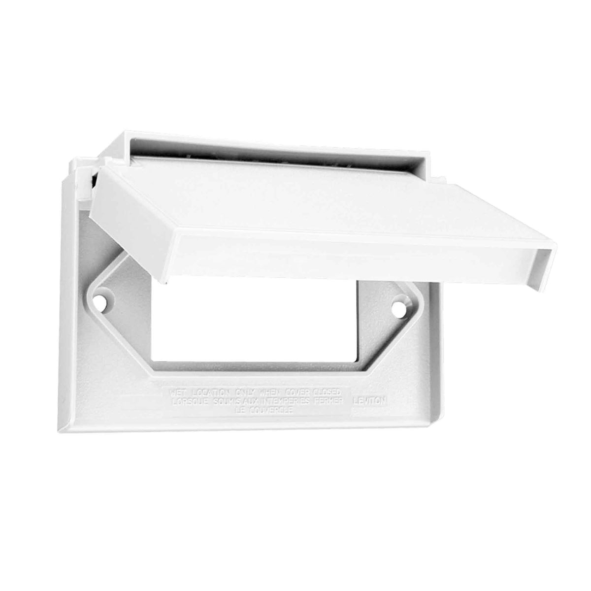 Couvercle pour  prise DDFT/Decora, blanc