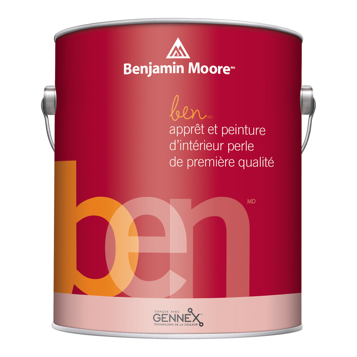Peinture et apprêt d’intérieur de qualité supérieur fini perle, base 3, 3,79 l