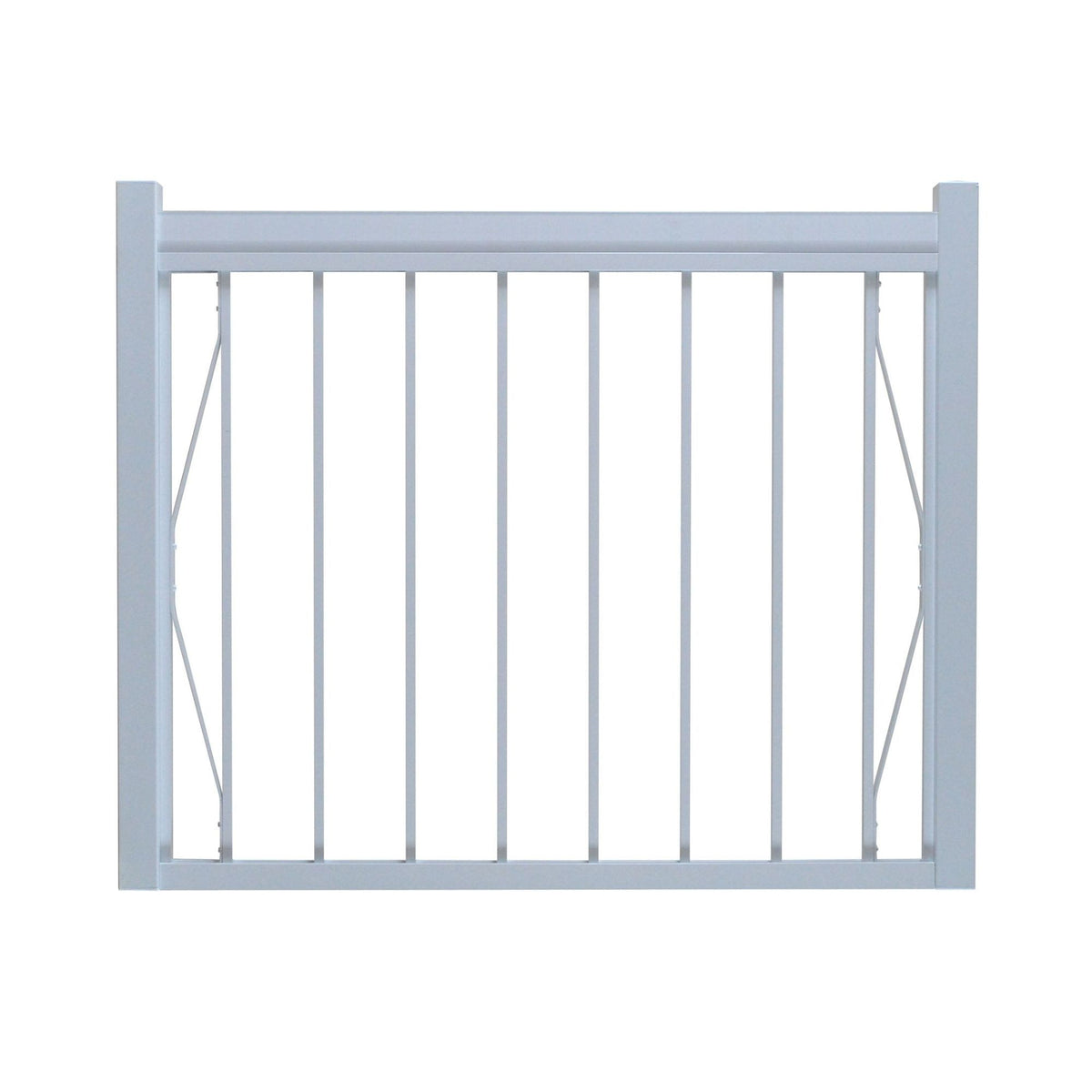 Ensemble de barrière blanc pour rampe d'aluminium Legacy, 42'' x 48''