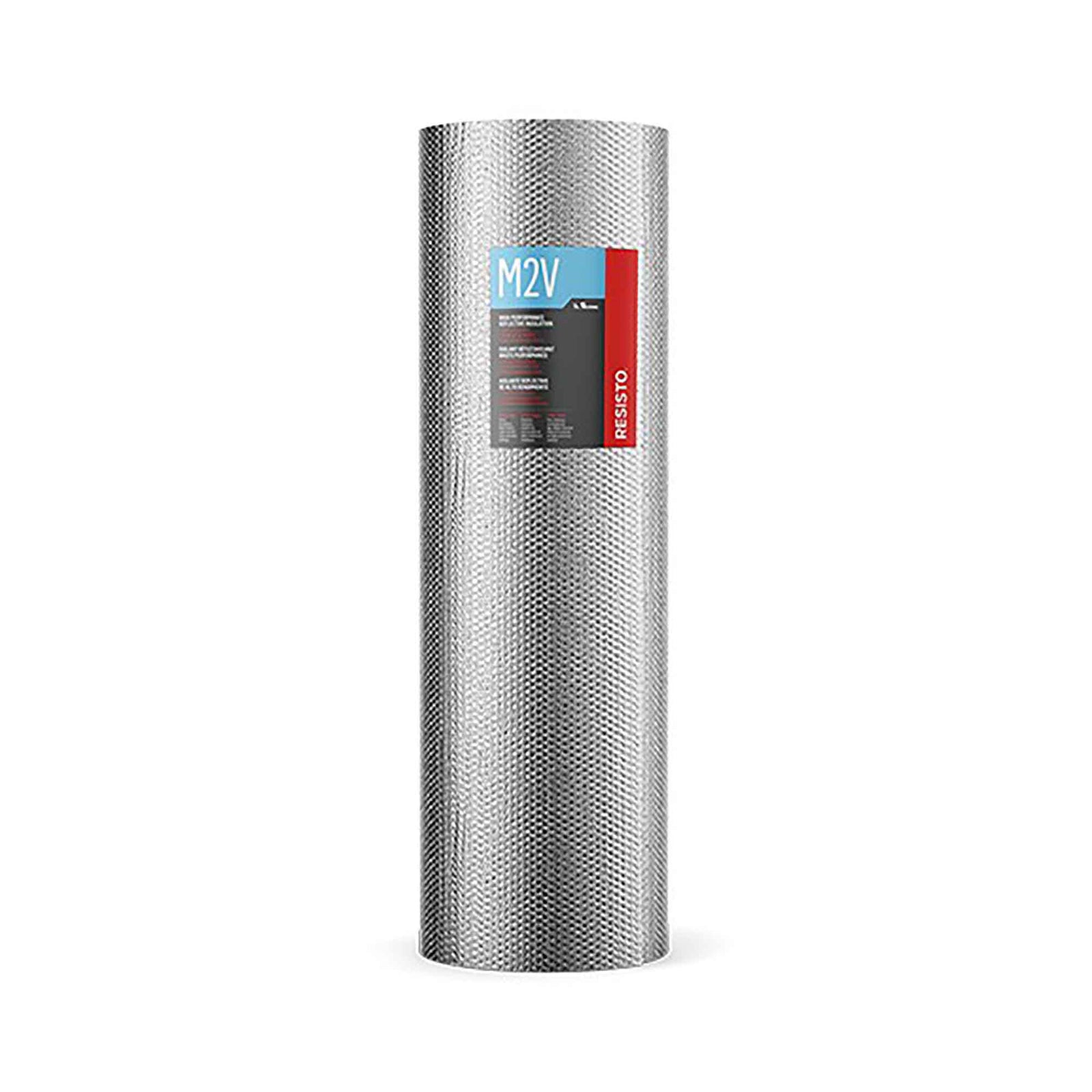 Isolant réfléchissant M2V HR à 1 coté métallisé et 1 côté blanc, 48'' x 125'
