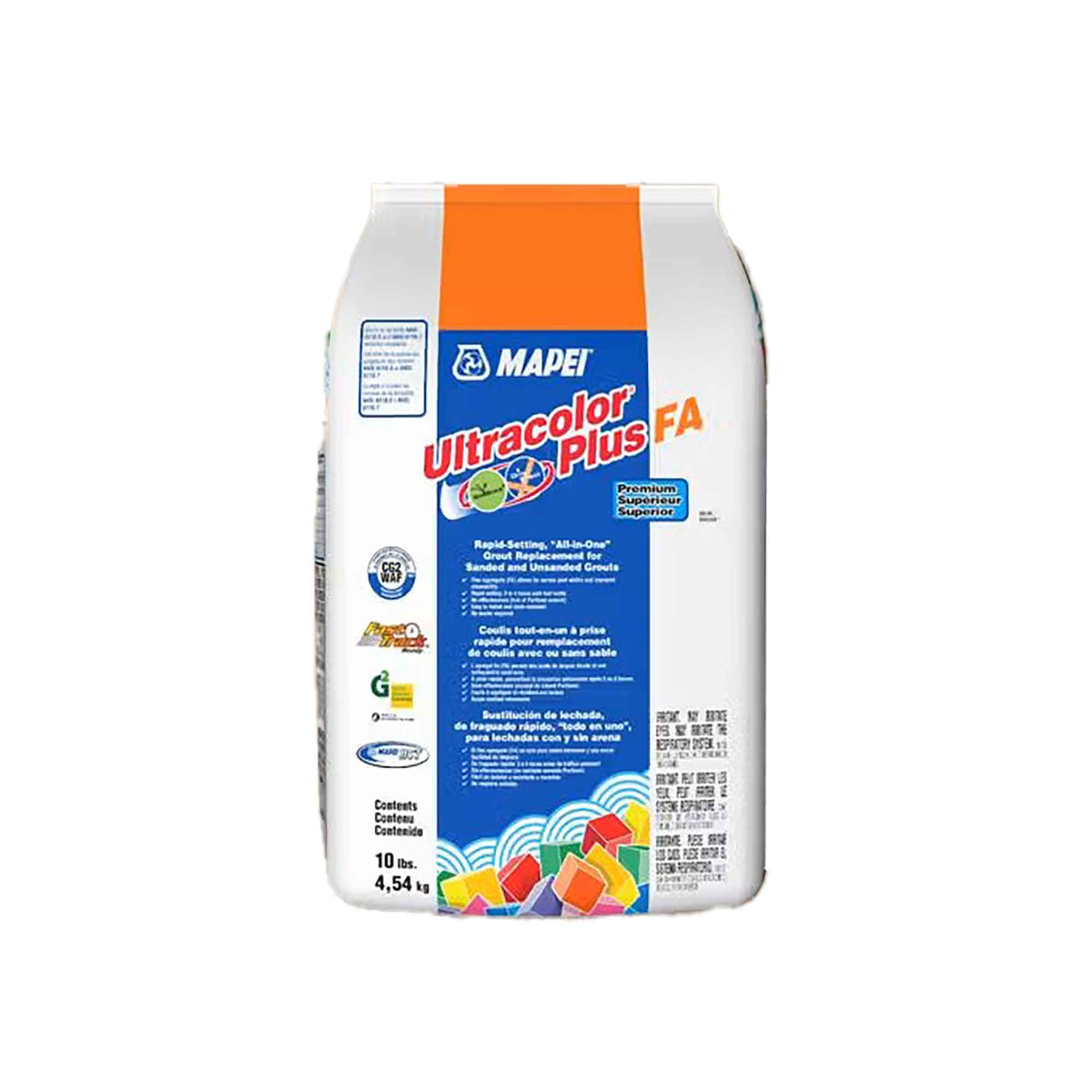 Coulis tout-en-un à prise rapide pour remplacement de coulis avec ou sans sable Ultracolor Plus FA de 10 lb, brun Navajo #35