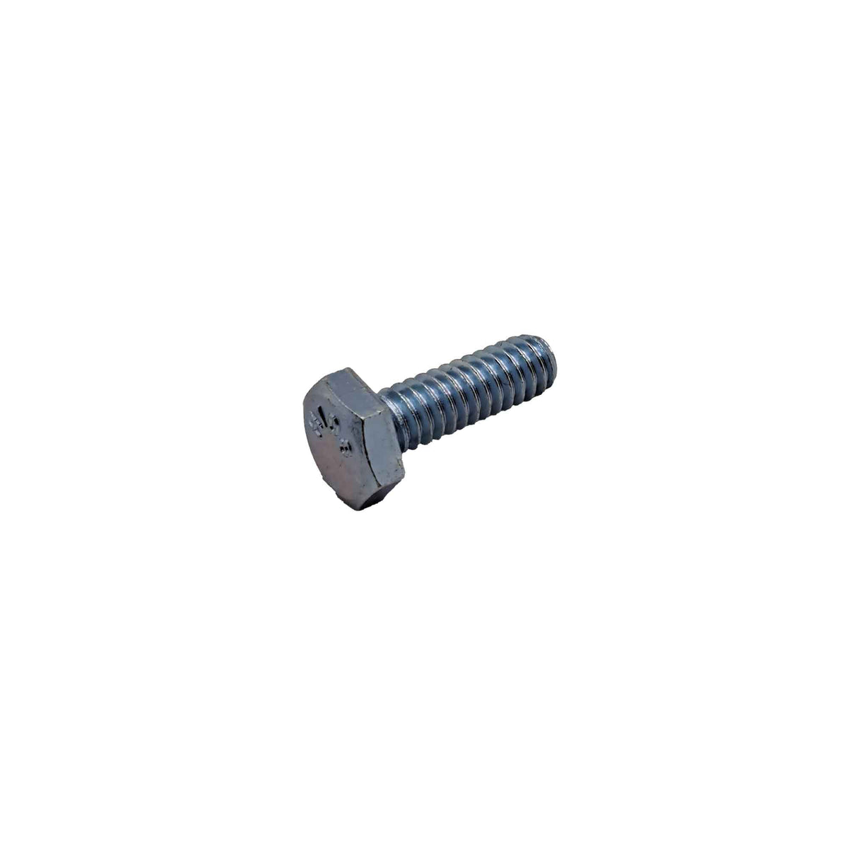 Boulon à tête hexagonale de grade 2 plaqué zinc, 1/4" x 1" (100 unités)