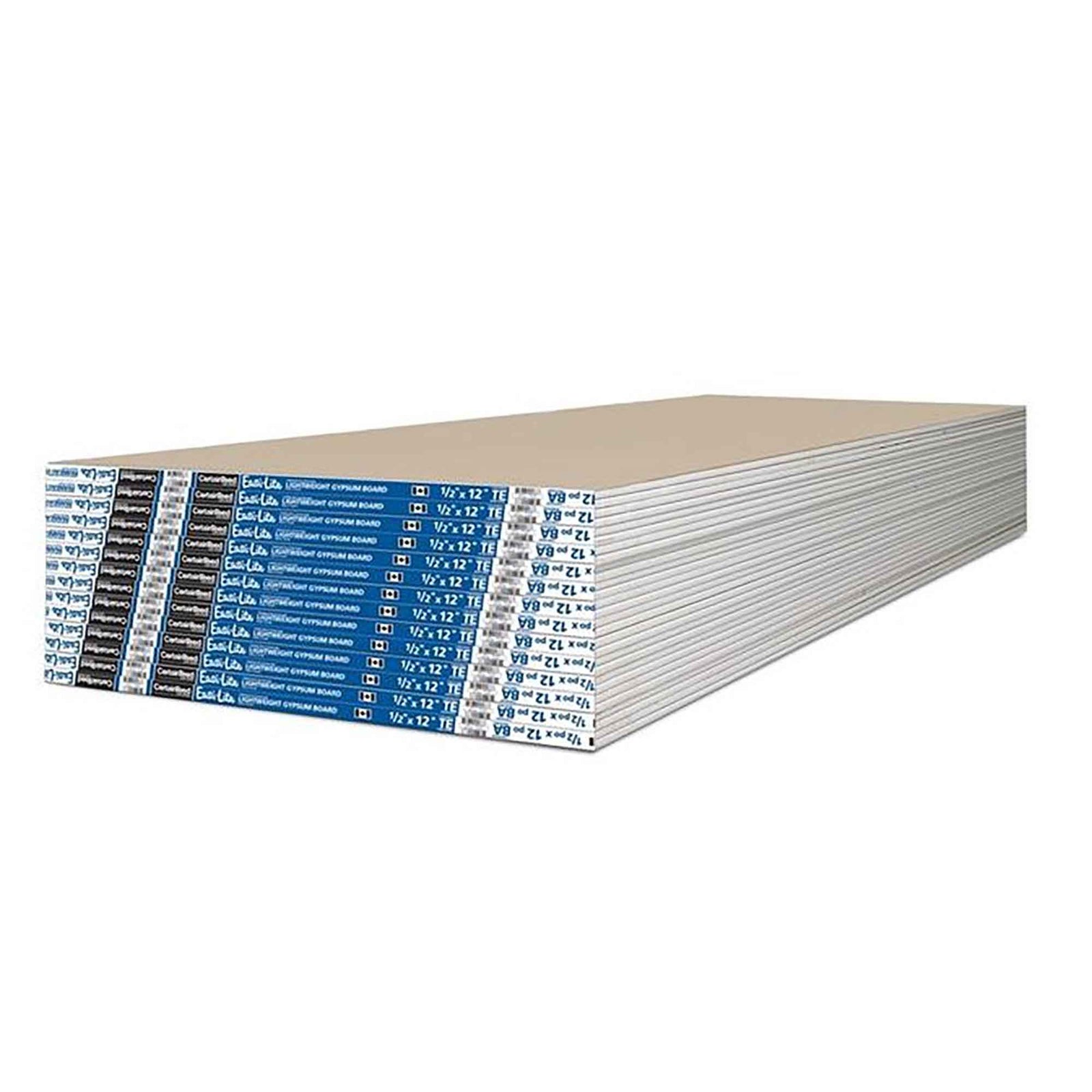 Panneau de gypse Easi-Lite pour murs et plafonds, 1/2" x 4' x 12'