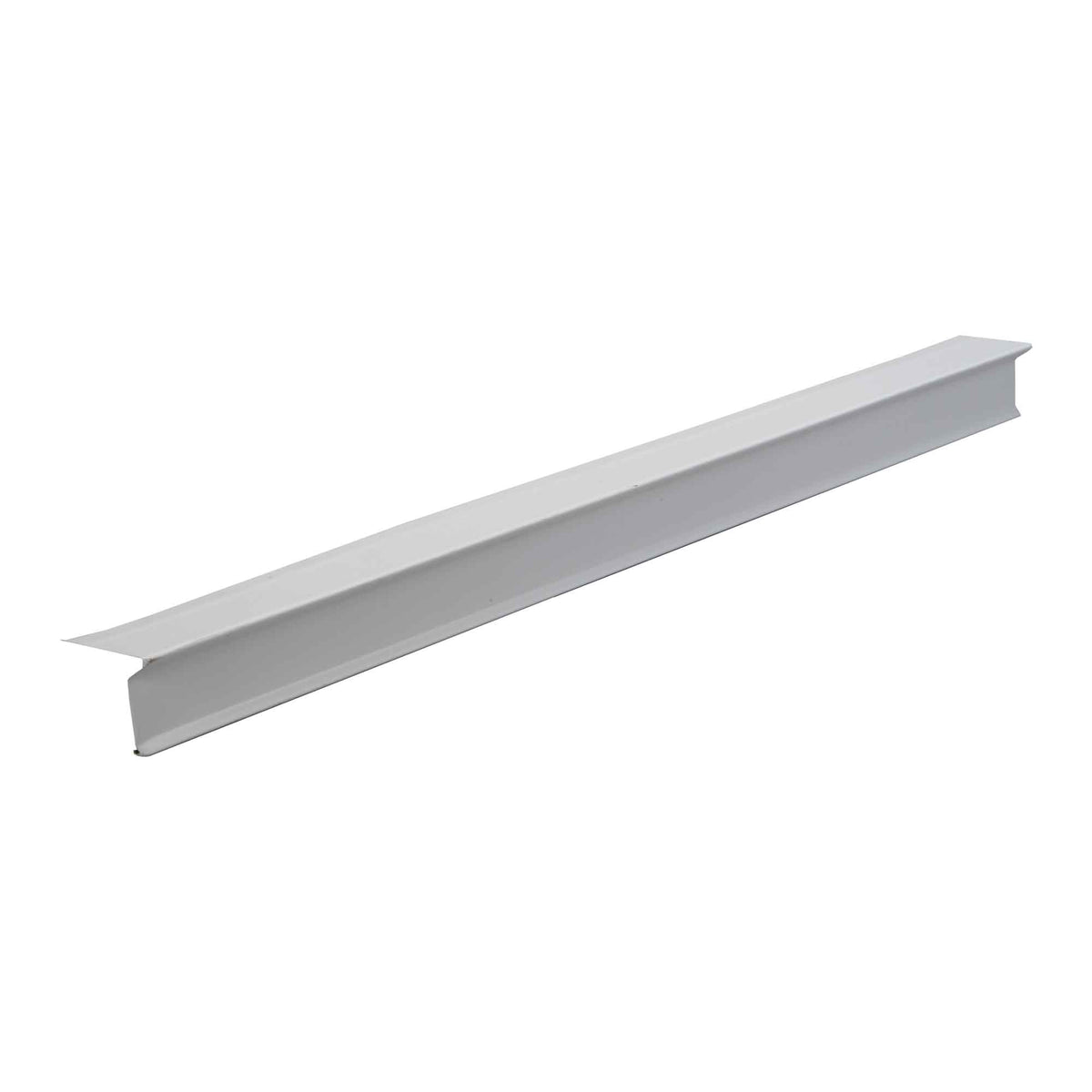 Solin réversible pour toiture en aluminium blanc, 3" x 3'' x 9'-10''