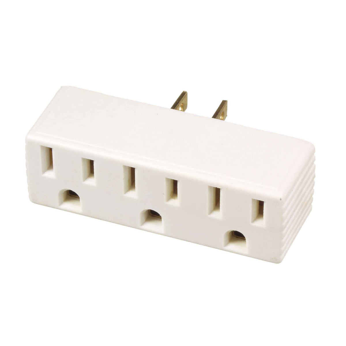 Adaptateur à 3 prises, blanc