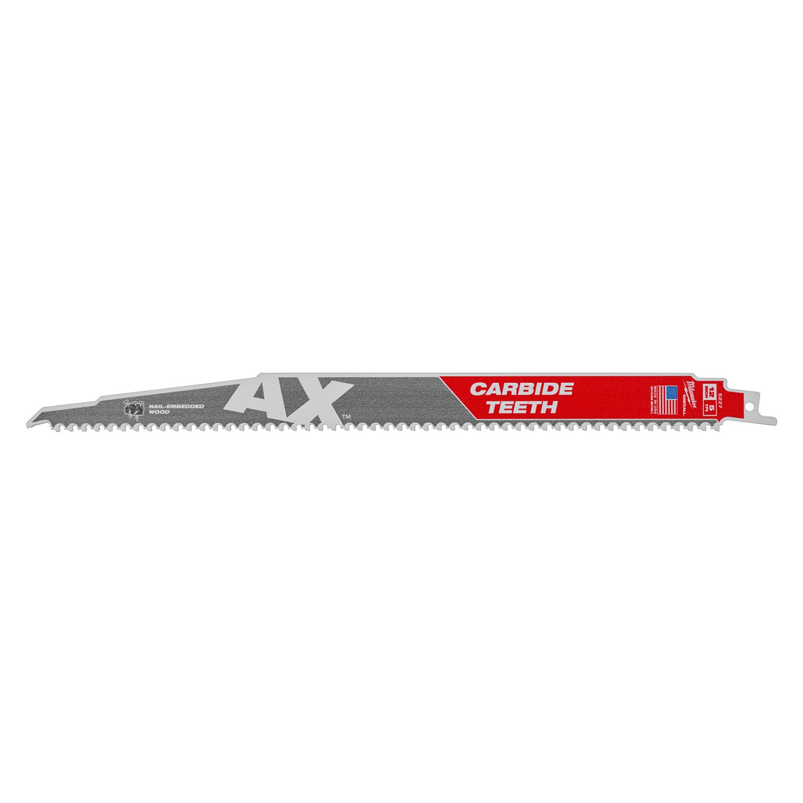 LAME THE AX avec dents de carbure, 5 D, 30,5 cm (12 po) – paquet de 1